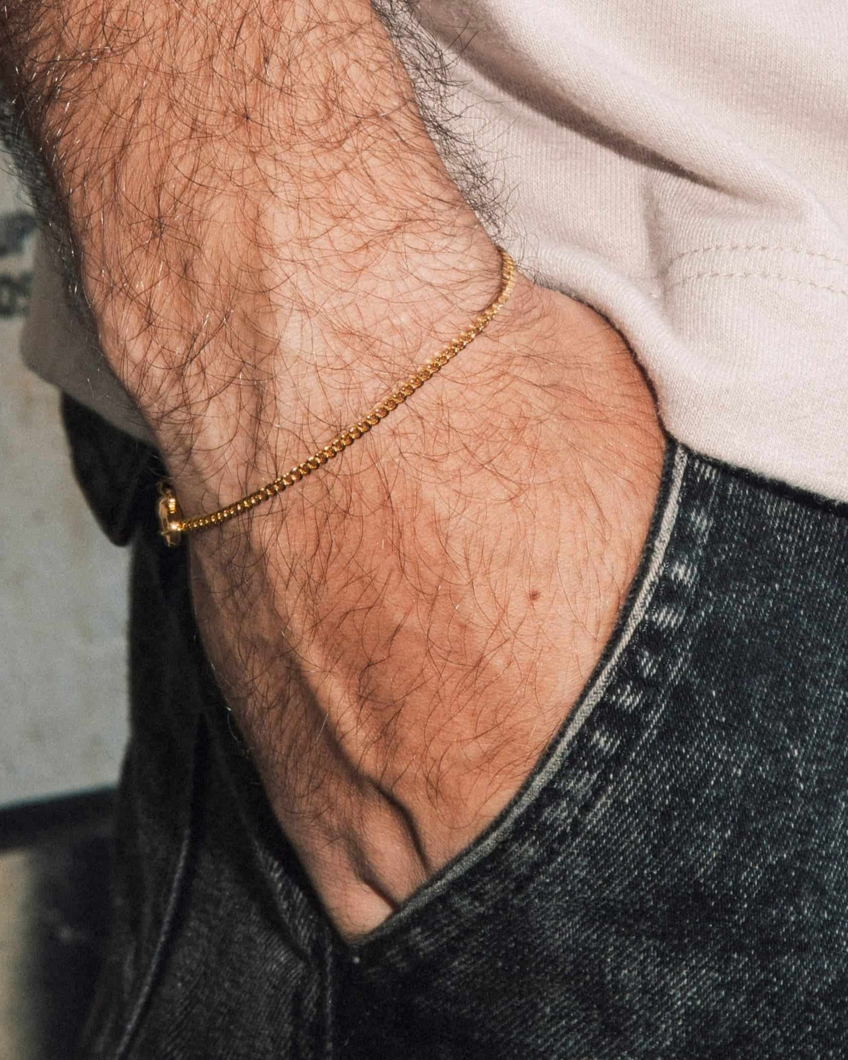 Pulsera Cubana 2 mm - miniatura 5
