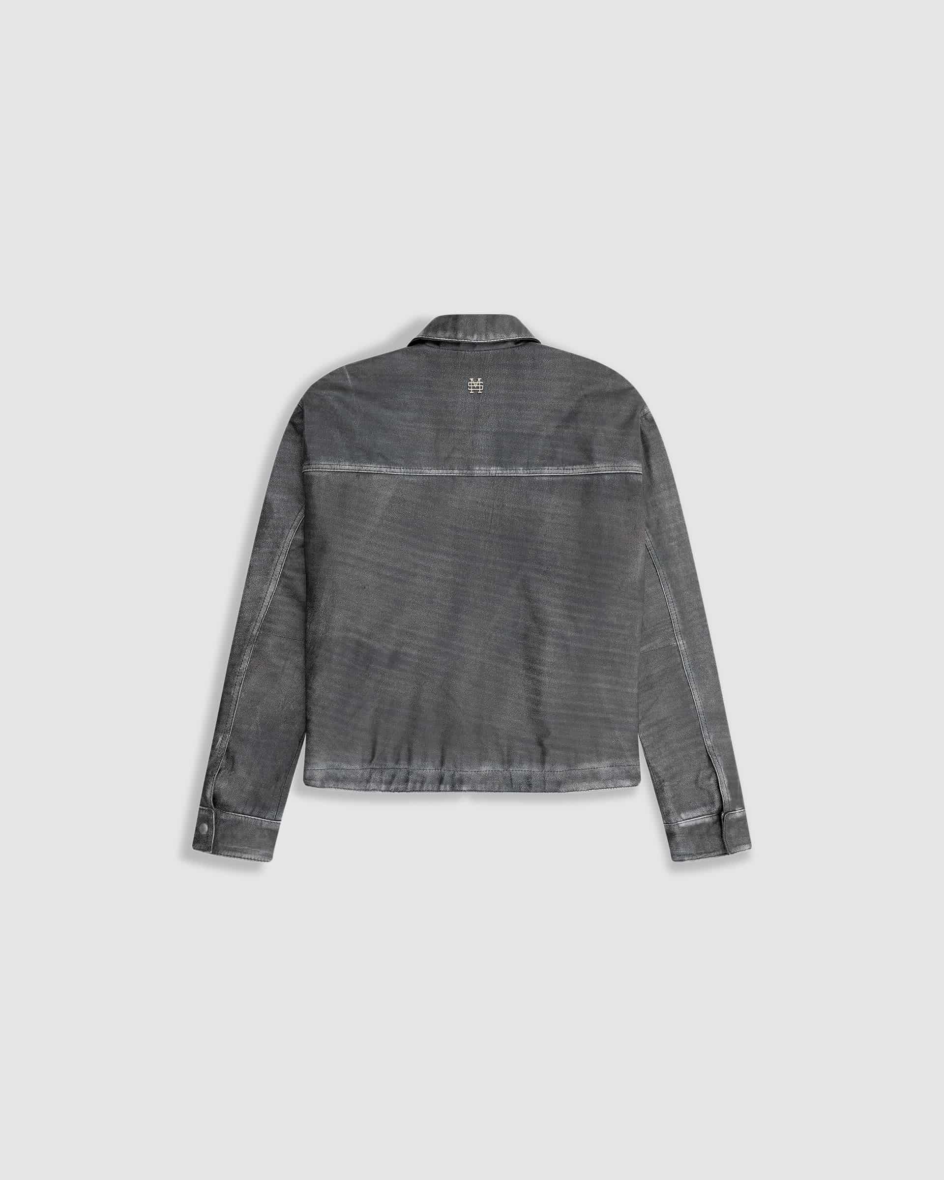 Chaqueta Monogram Leather - Negro Desgastado - miniatura 7