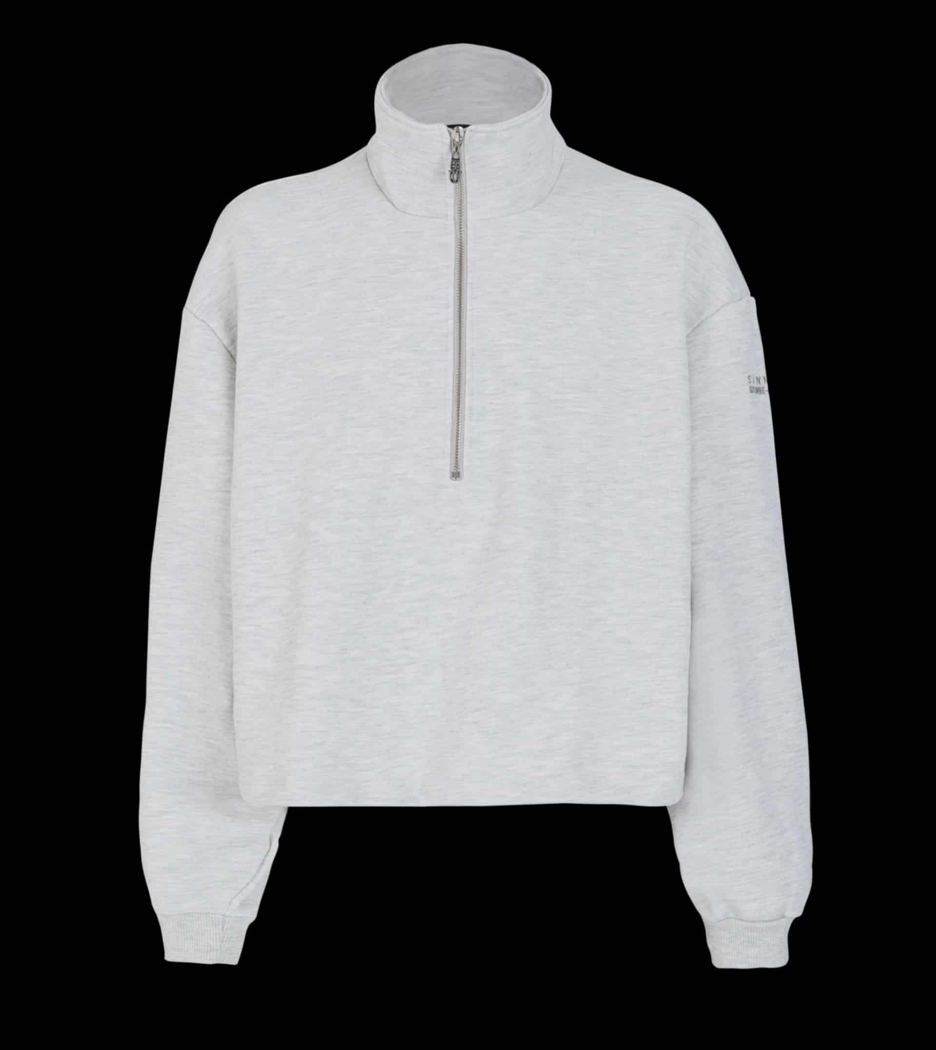 MONOGRAM ZIPPER JASPE SWEATER - miniatura 1