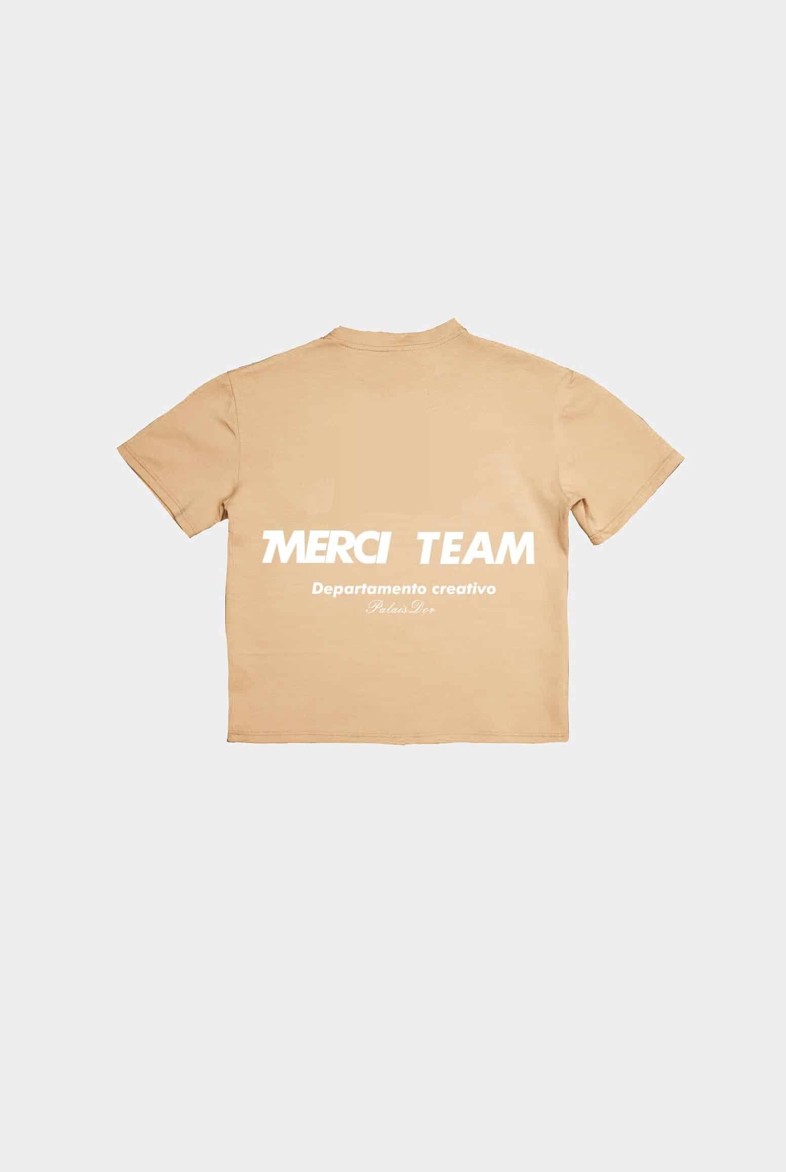 Camiseta boxy-fit beigie - miniatura 1