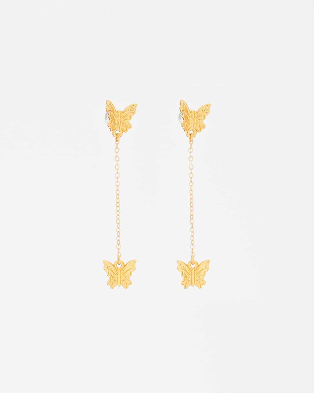 Arete Mariposa Cadena - miniatura 2