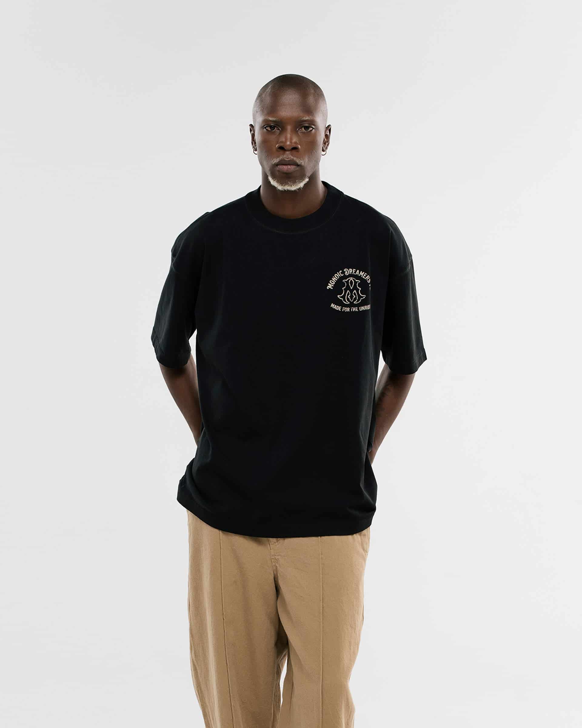 Camiseta Oversized Dreamers Club - Negro Oscuro - miniatura 5