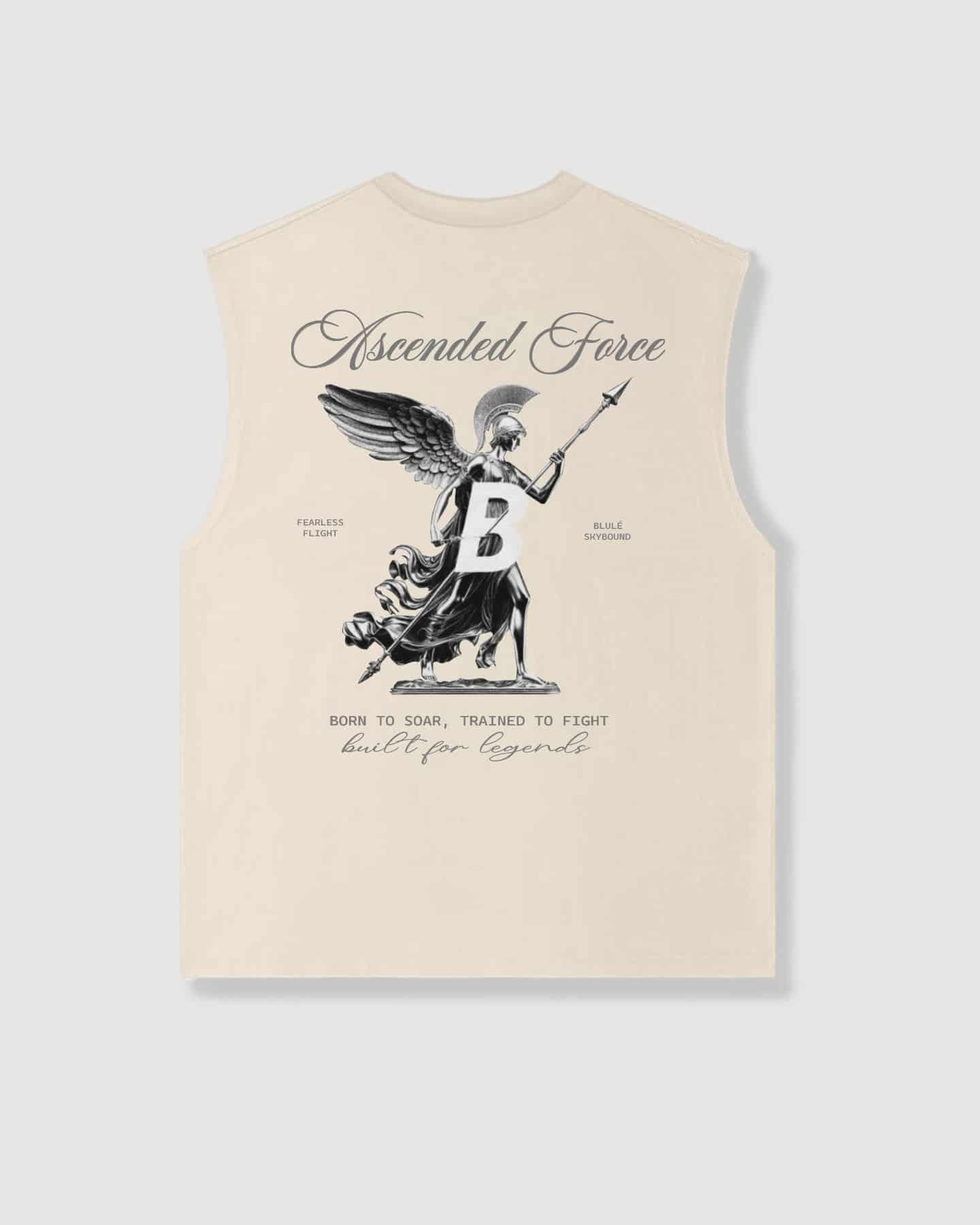Oversized Sleeveless Ascended Force Vanilla - miniatura 1