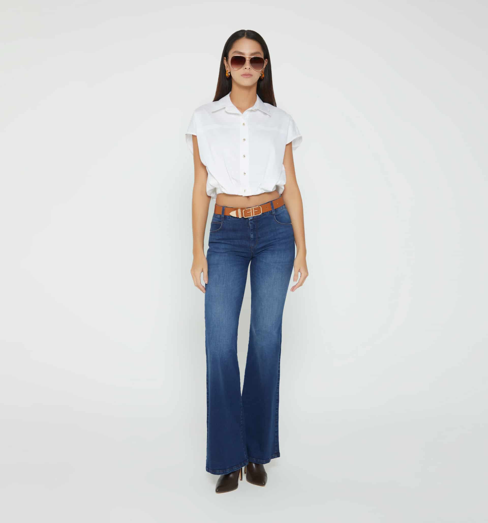 Blusa camisera manga corta - miniatura 2