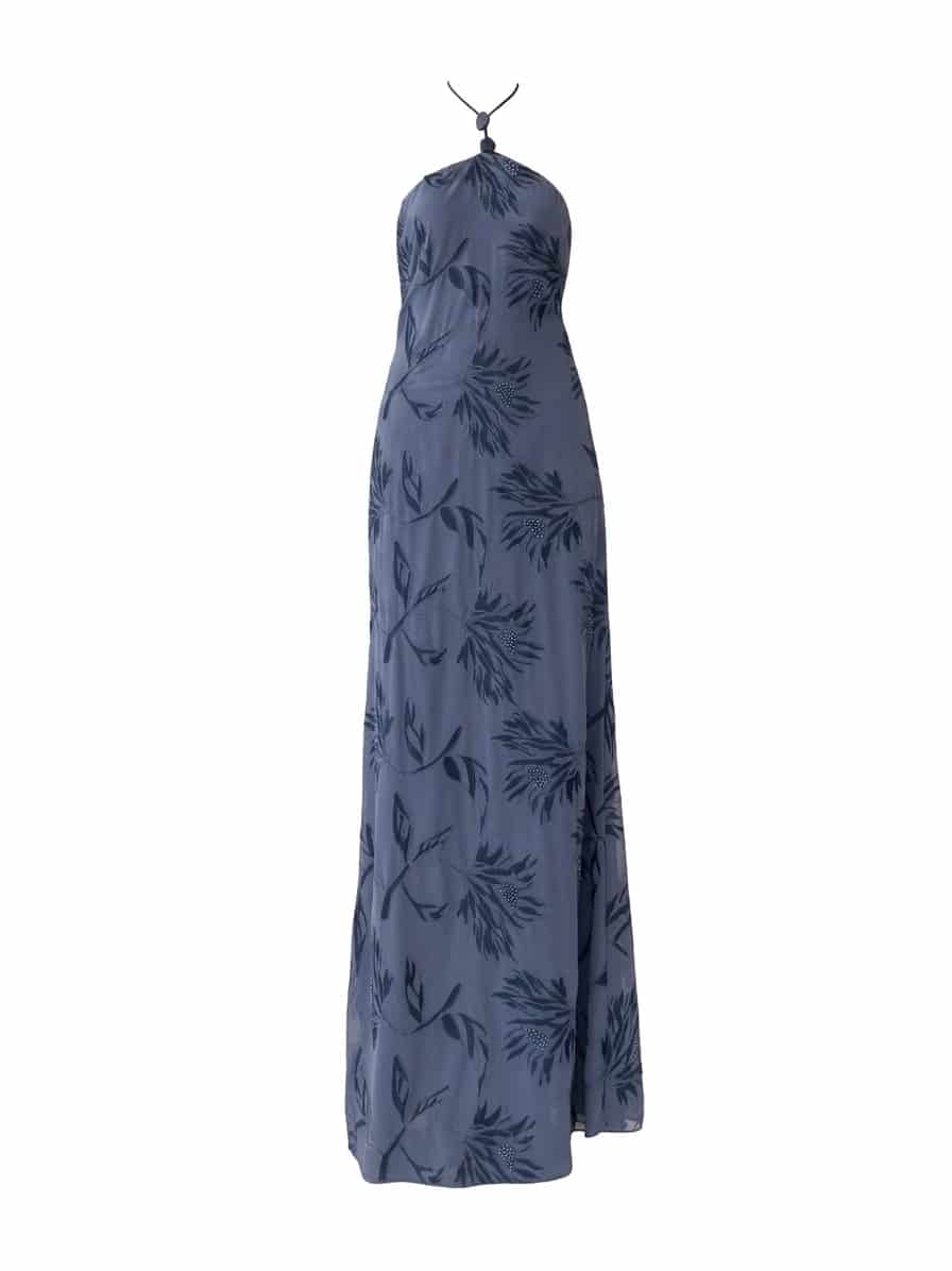 SARANIA DRESS NAVY BLUE - miniatura 1