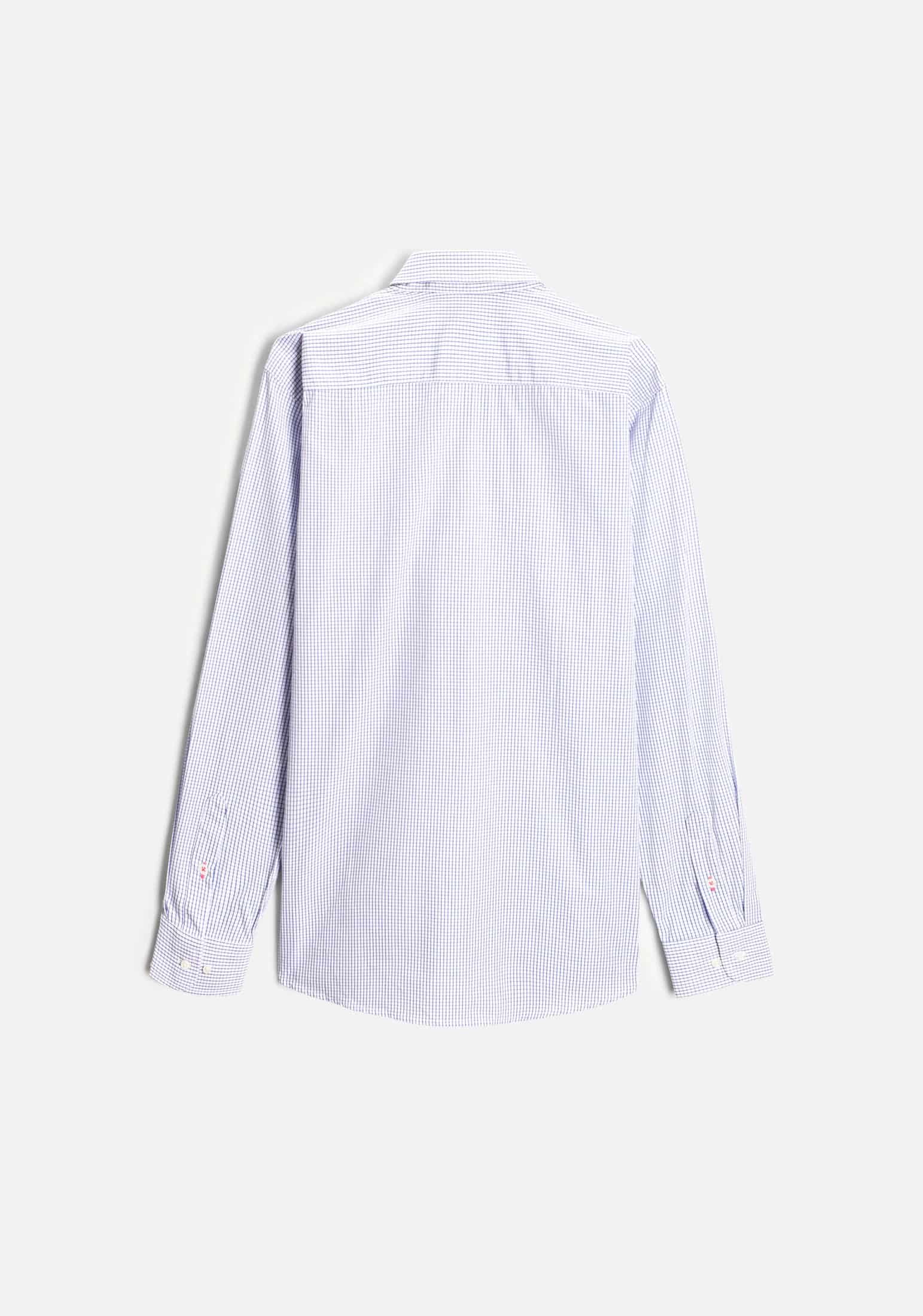 Camisa H CBD Cuadros L-Fuc Azul Med - miniatura 4