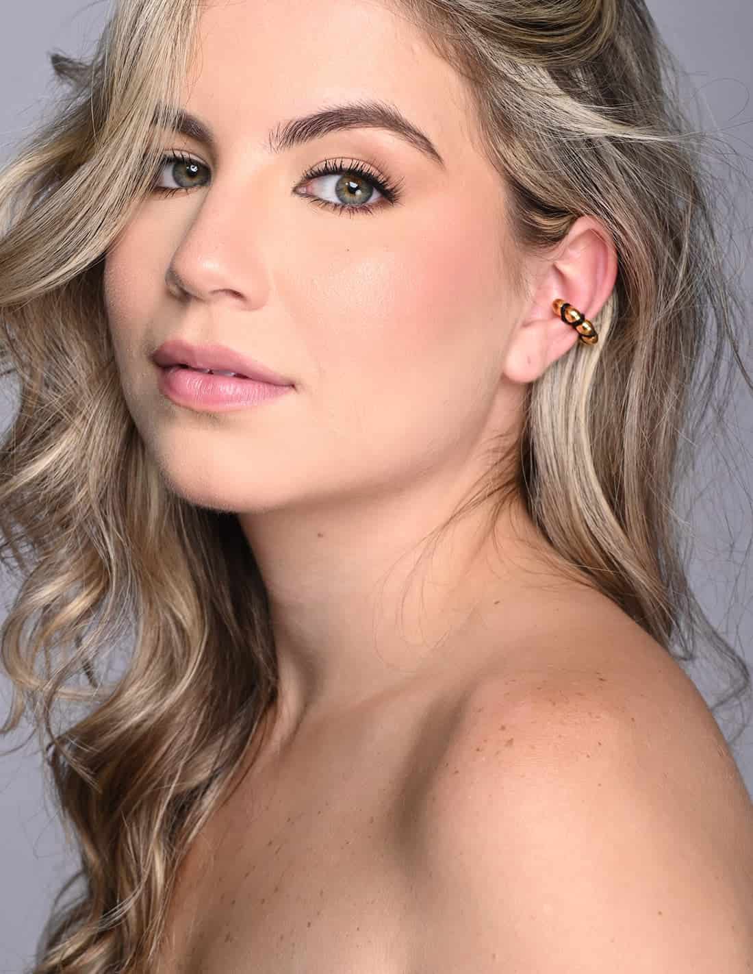 Ear Cuff Cloud Naranja - miniatura 4