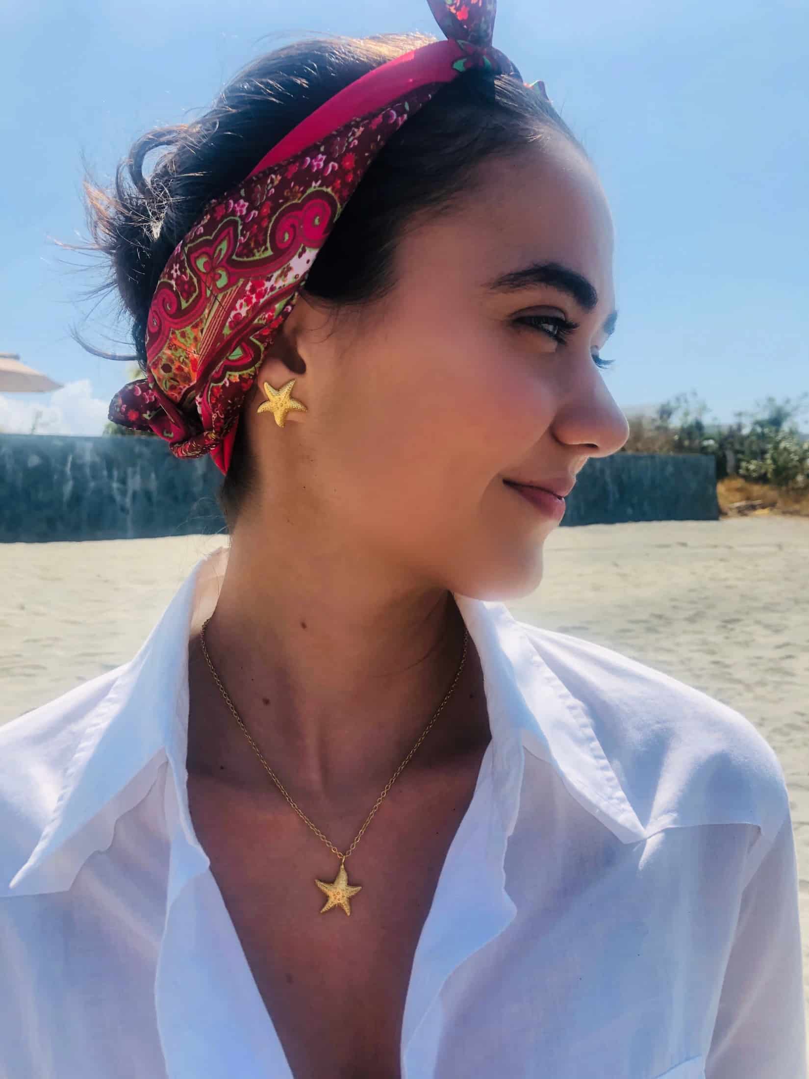Mini aretes estrella de mar - miniatura 2