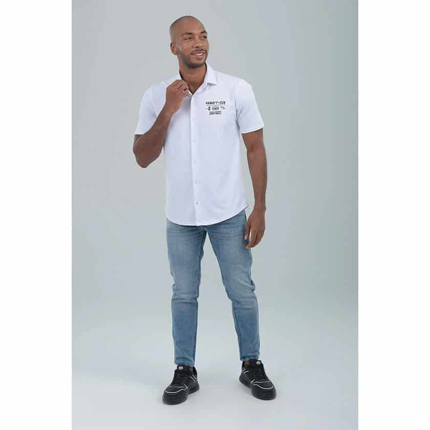 Camisa Blanca Manga Corta - miniatura 6