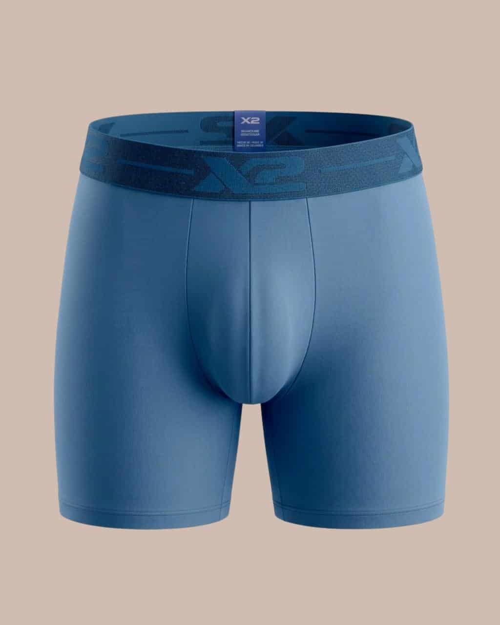 Bóxer Medio Cesar Nylon Azul X2 - miniatura 2