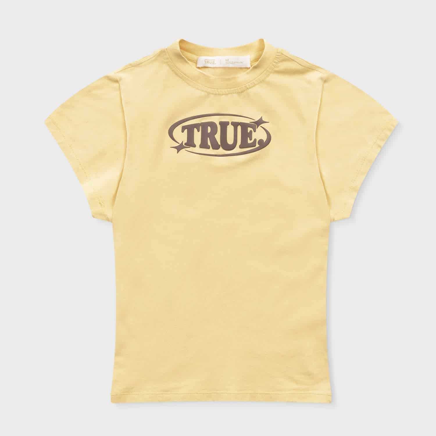 Pastel Fitted Tee - Butter Yellow - miniatura 3