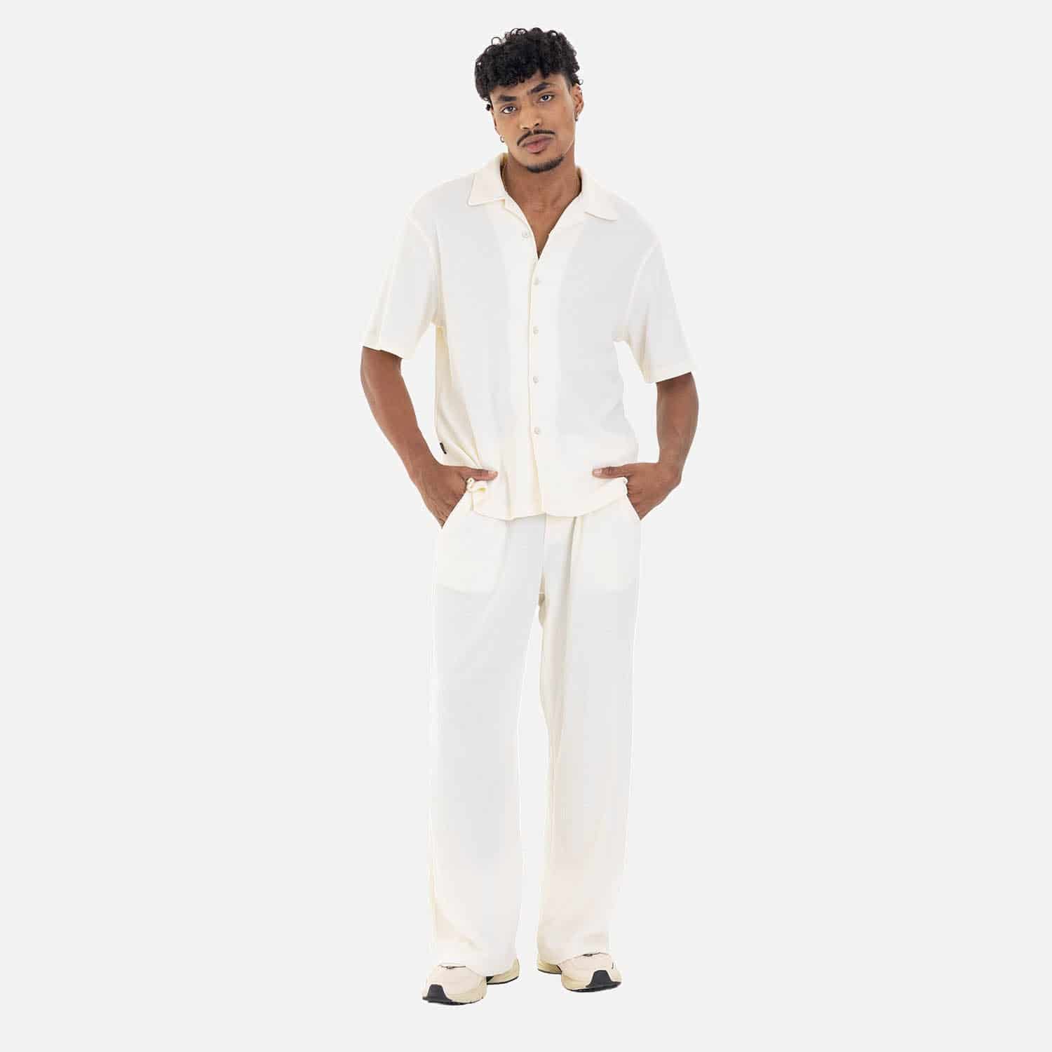 Relax Fit Jogger Ivory - miniatura 3