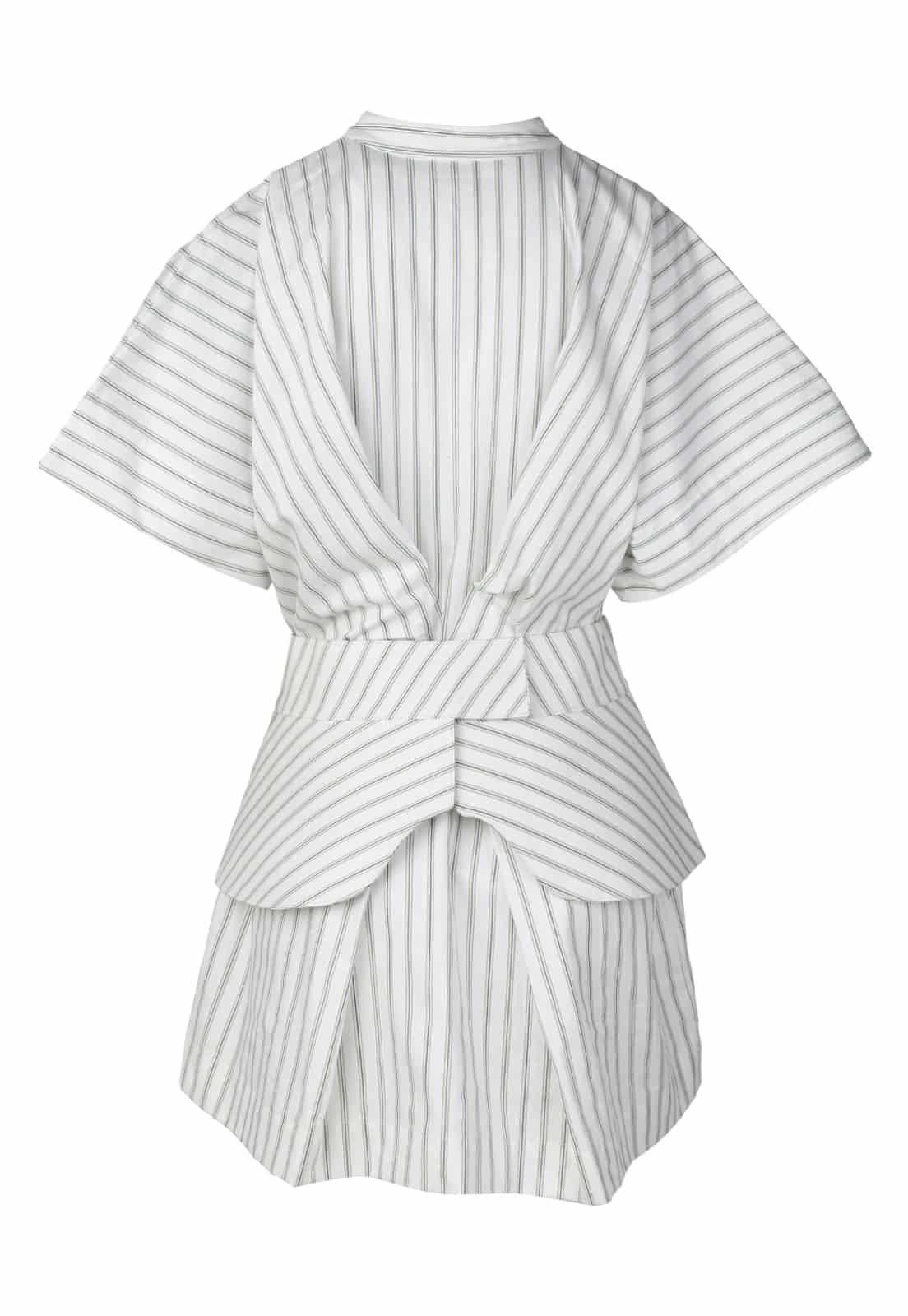 STRIPED SHIRT MINI DRESS - miniatura 3