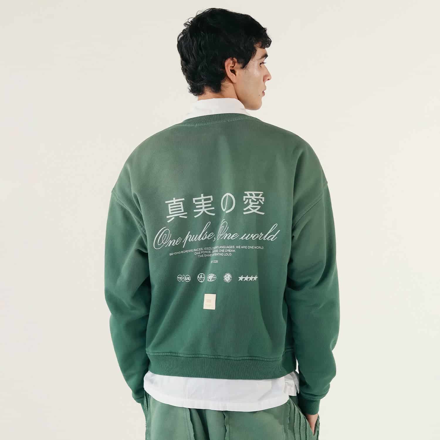 One Pulse Crewneck - Gradient Green - miniatura 2