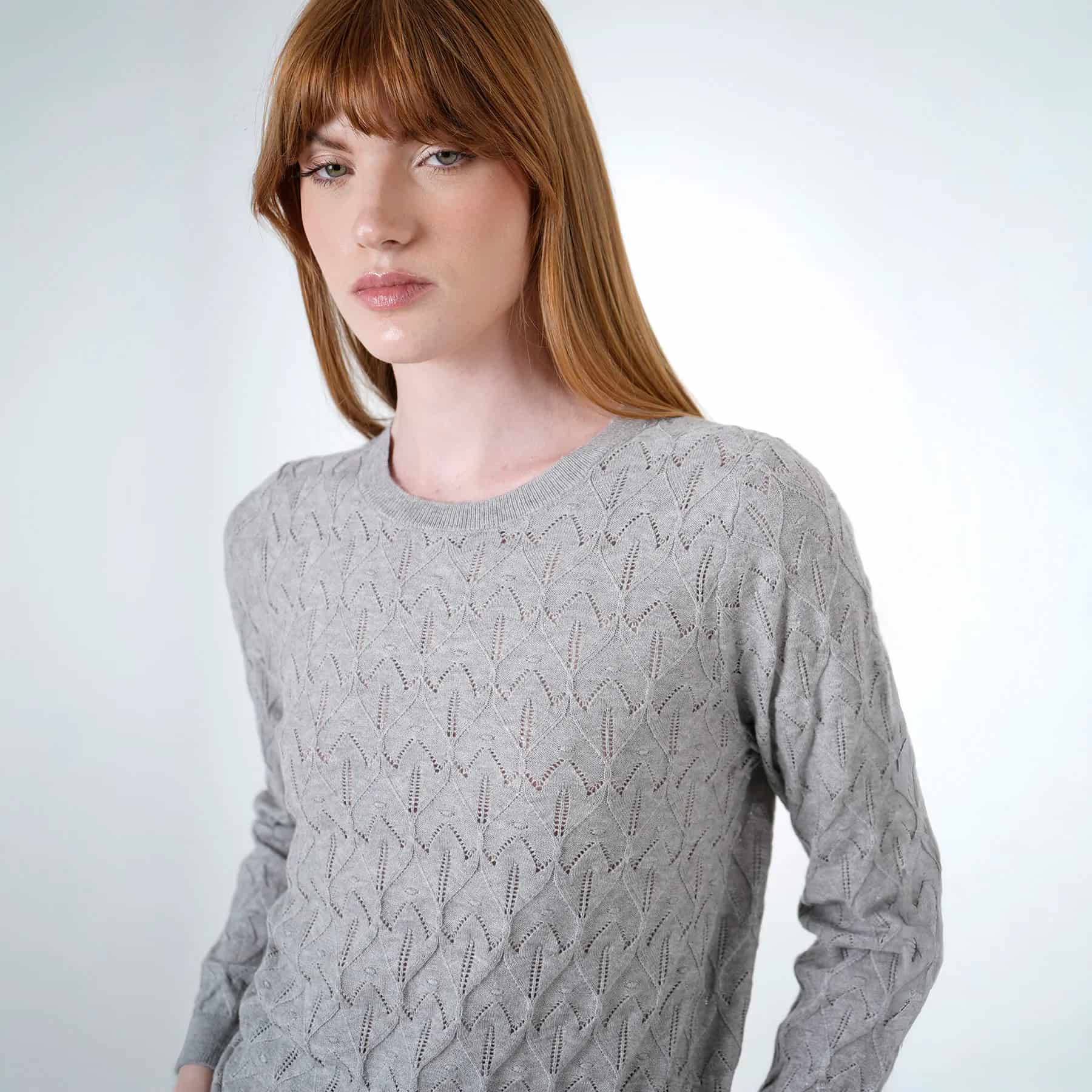 Sweater Cuello V Manga Larga - miniatura 4