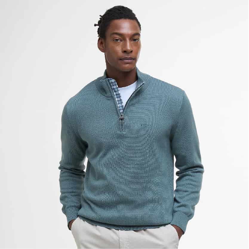 Cotton Half Zip Jumper - miniatura 4