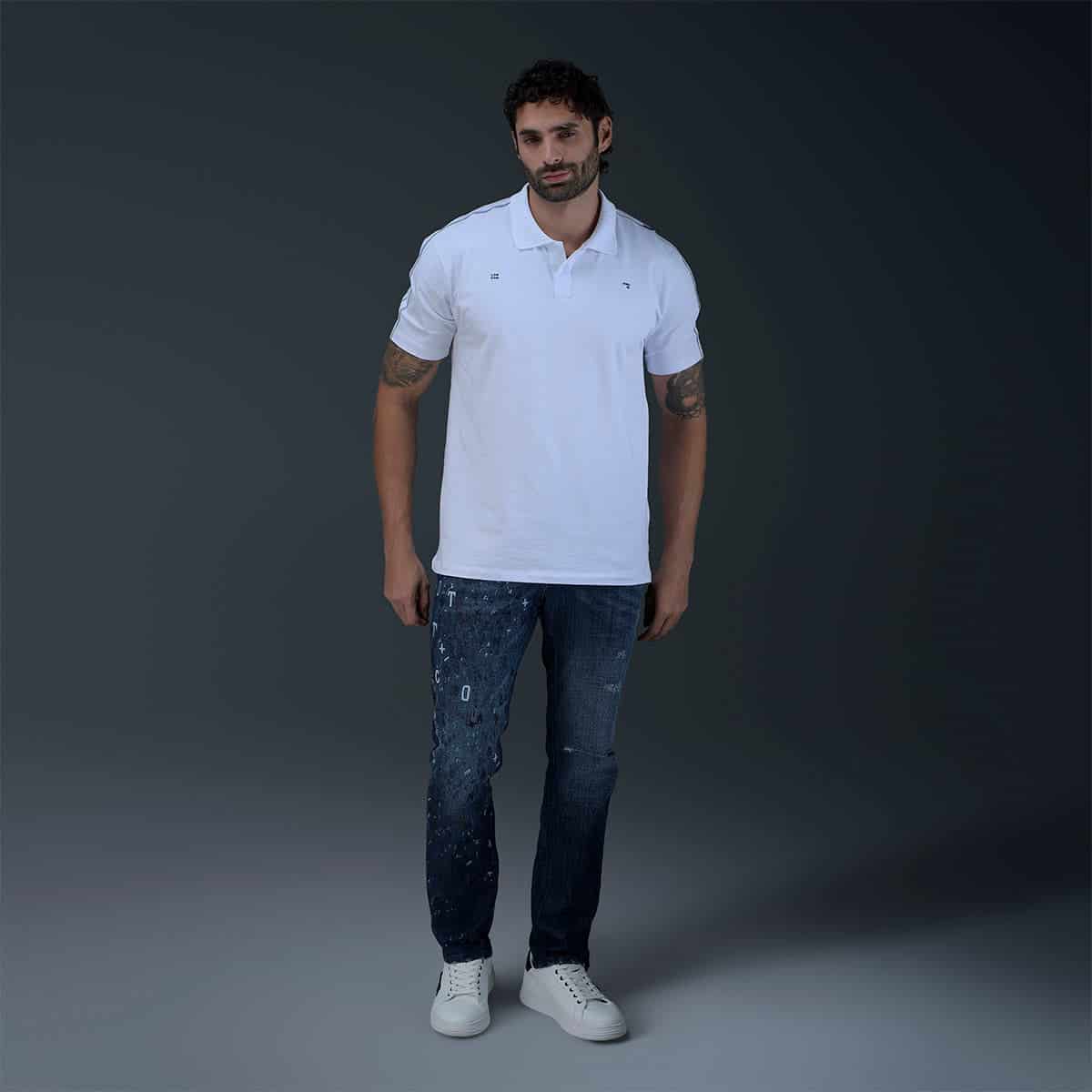 Jeans Azul Slim London - miniatura 4