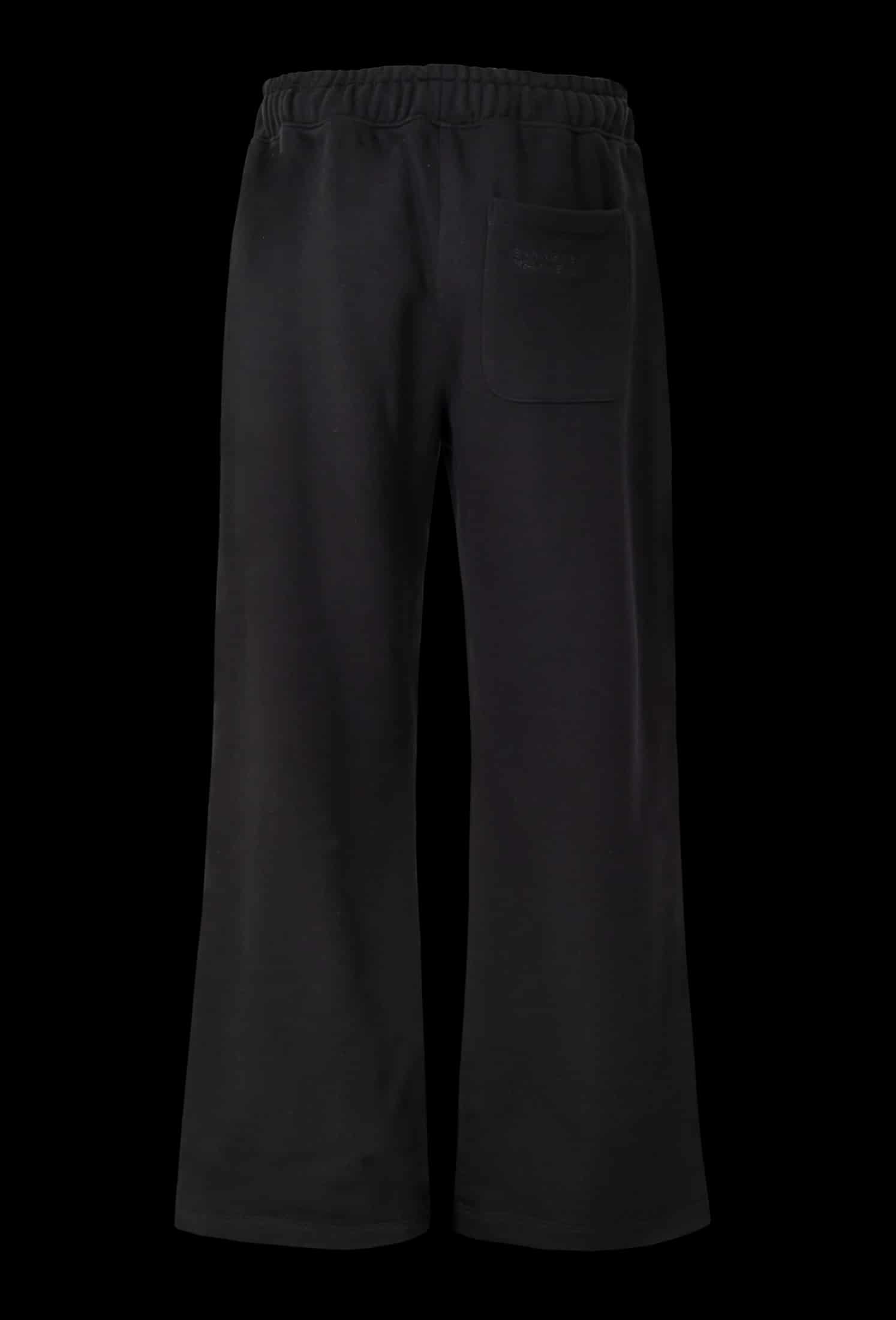 POLIZIA BLACK FLARED SWEATPANTS - miniatura 3