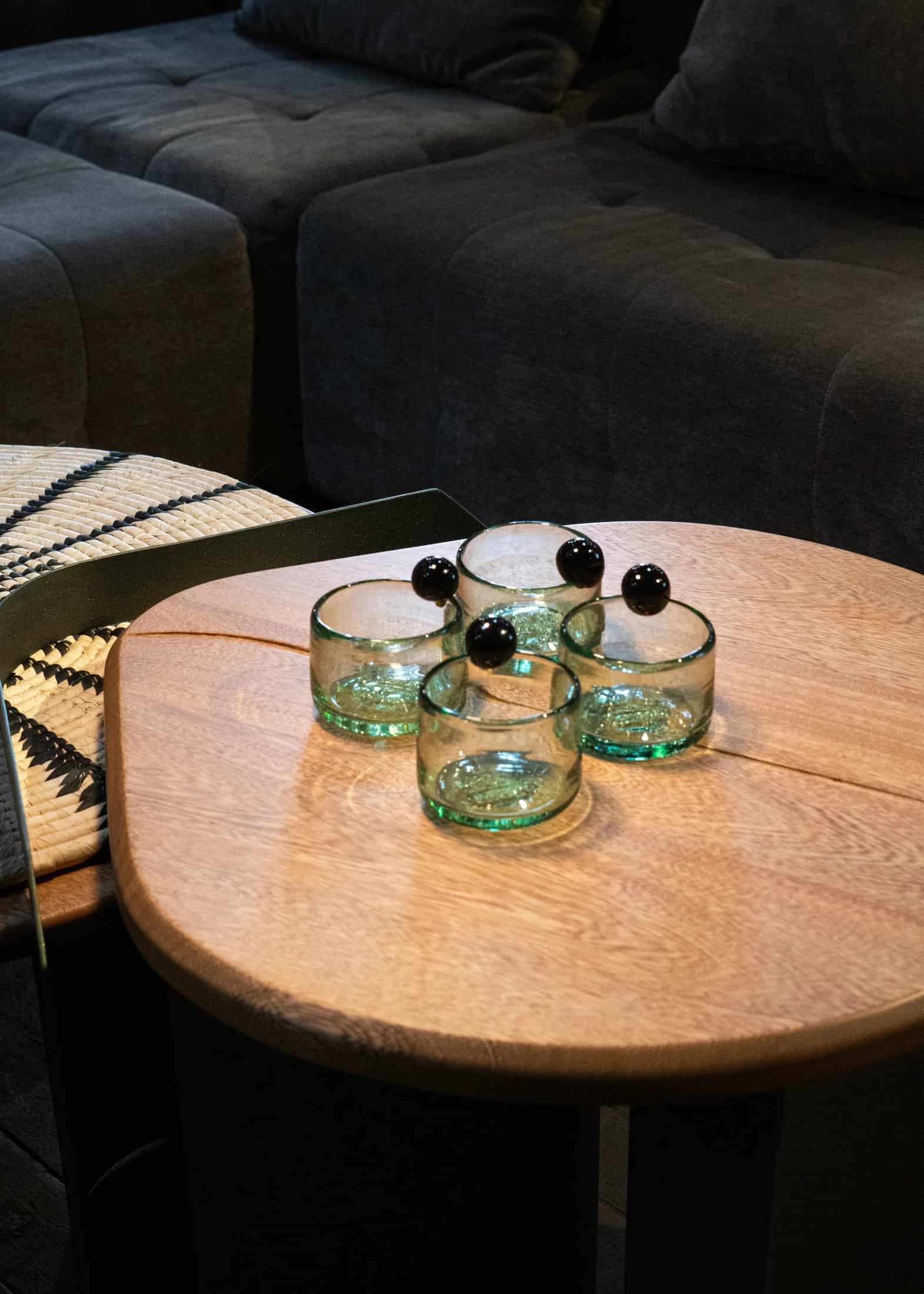 OLIVE GLASSES SET OF 4 - miniatura 2