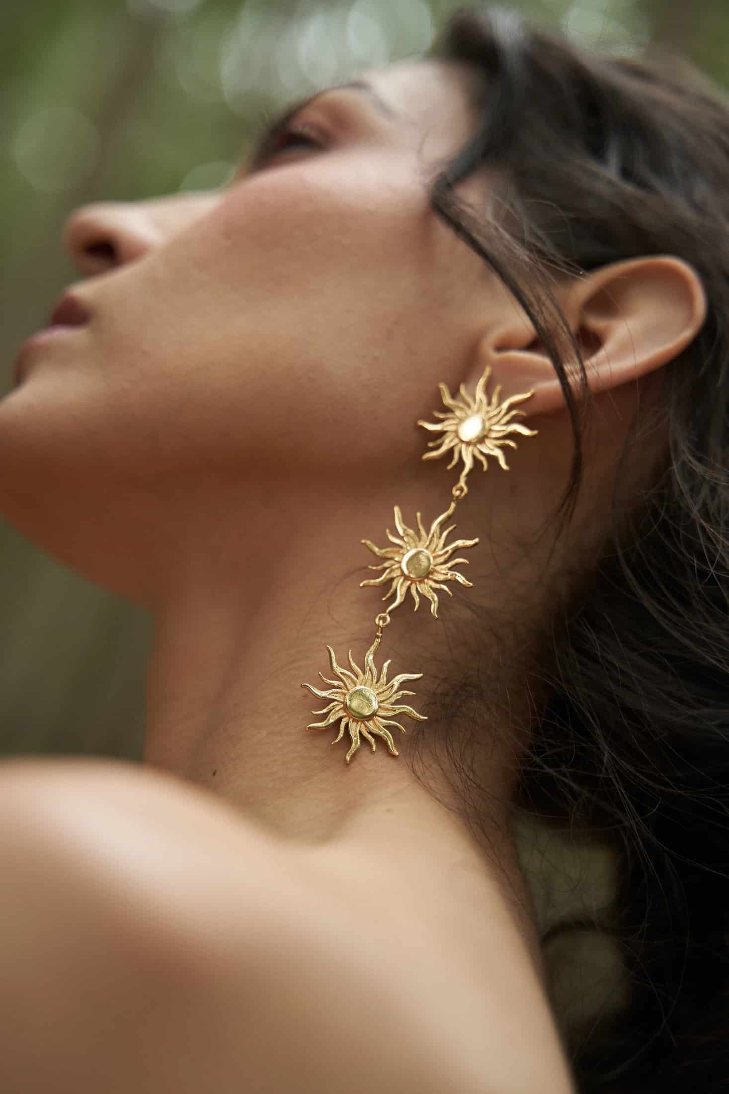 Aretes maxi Sol - miniatura 3