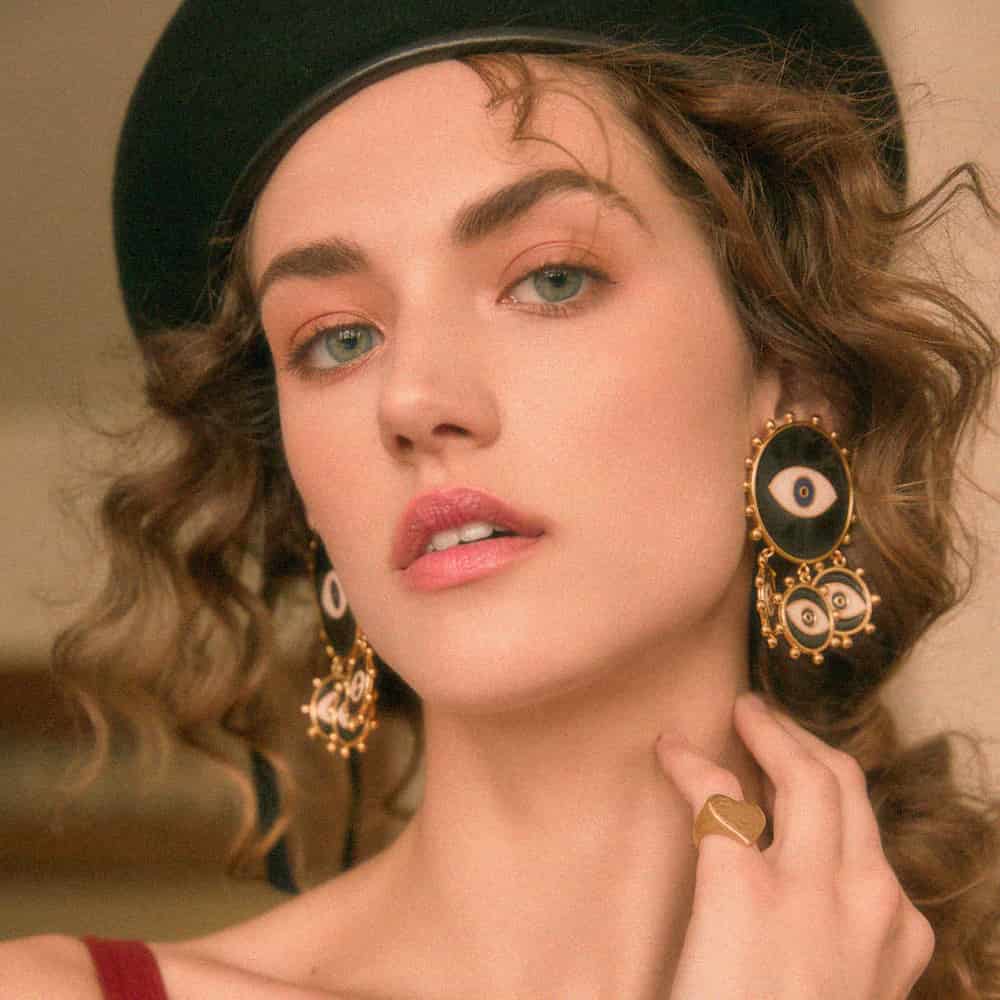 Aretes Triple Havana - miniatura 2