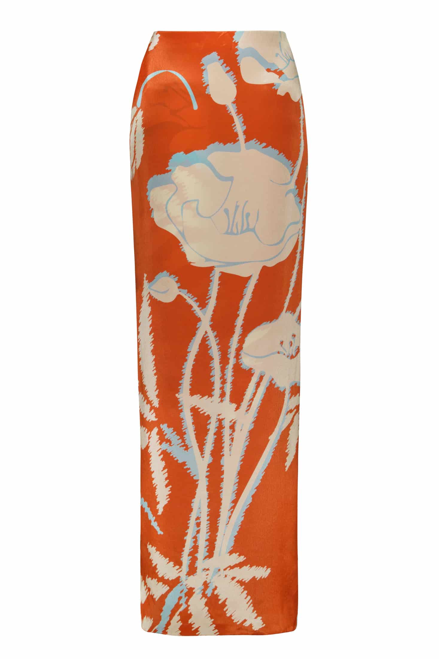 La Bamba Crepe Chine Pants / Orange Gladiolos - miniatura 4