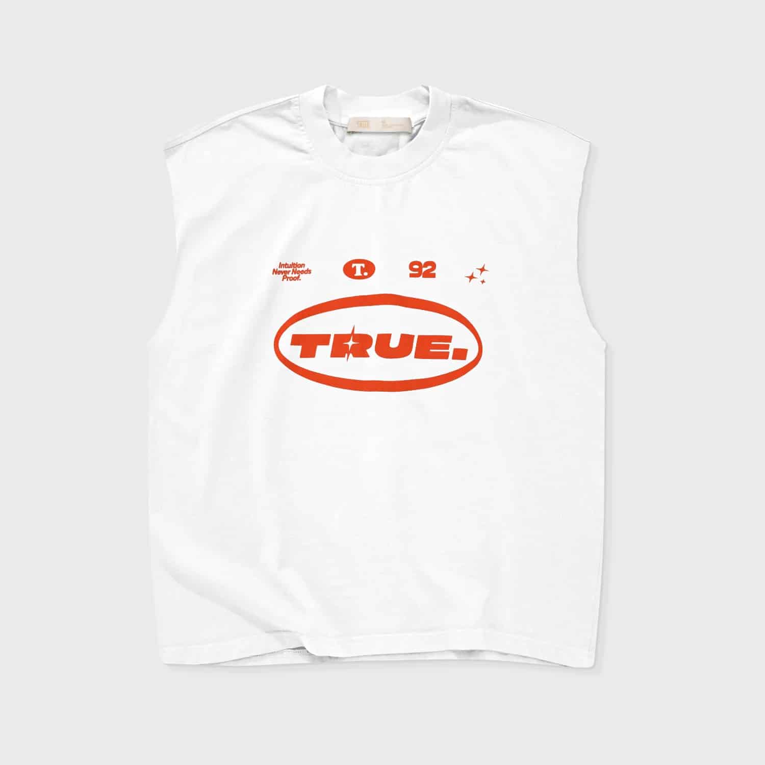 Intuition Sleeveless Tee - White - miniatura 6