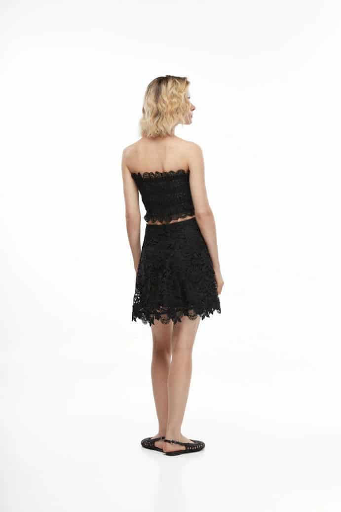 IONA MINI SKIRT BLACK - miniatura 2