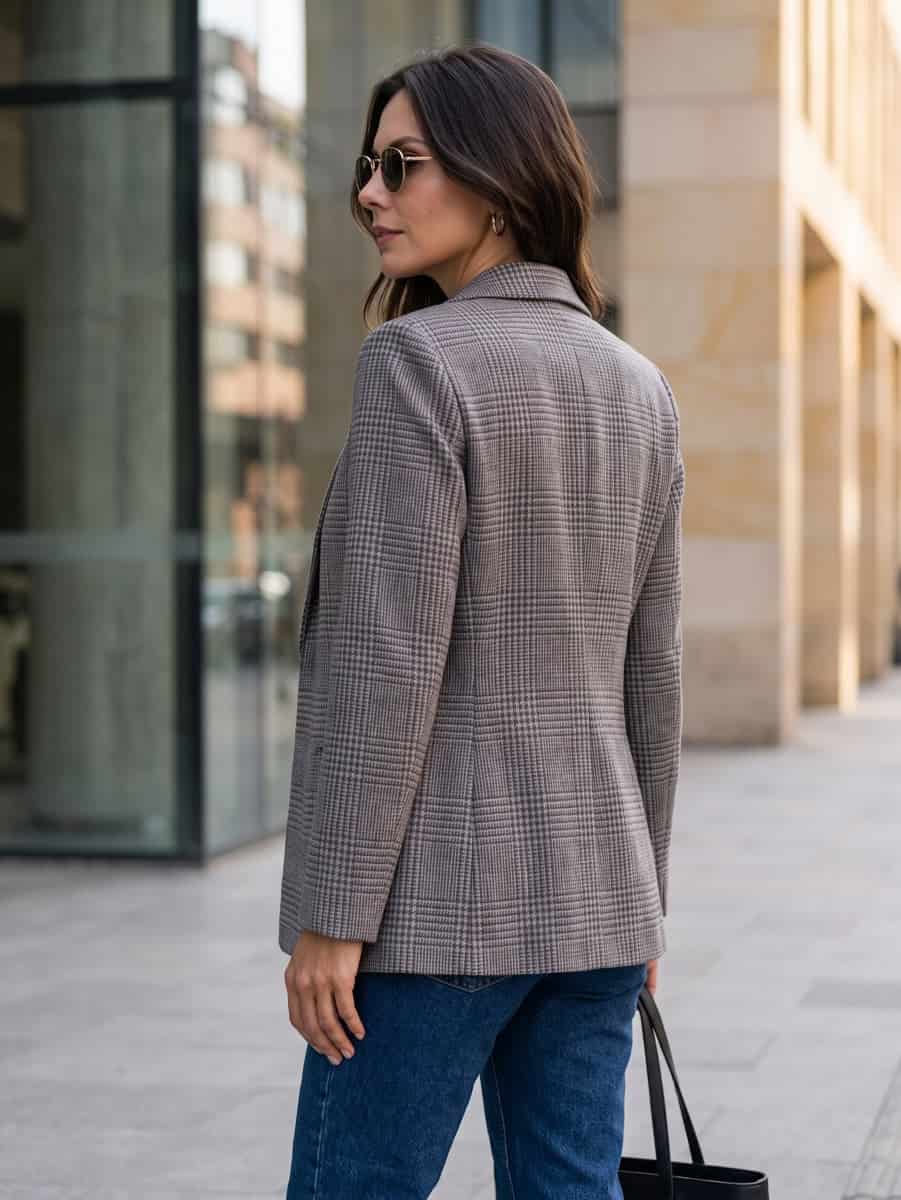 Blazer de Paño Aurora Negro - miniatura 4