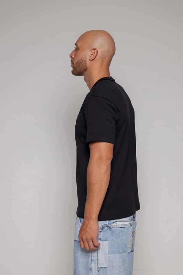 Camiseta Remainder Rib-Negra - miniatura 4