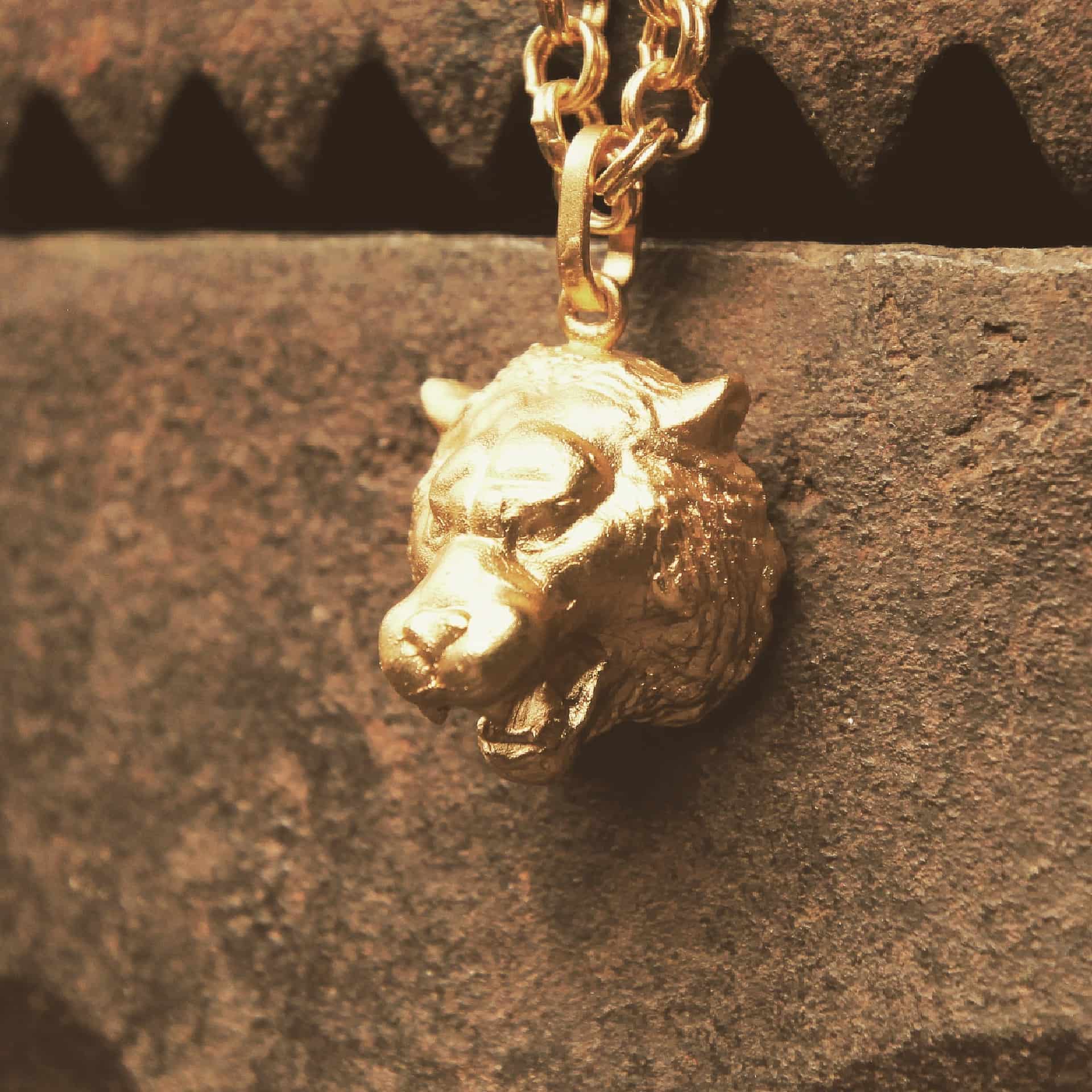 Cadena con cabeza de tigre - miniatura 3