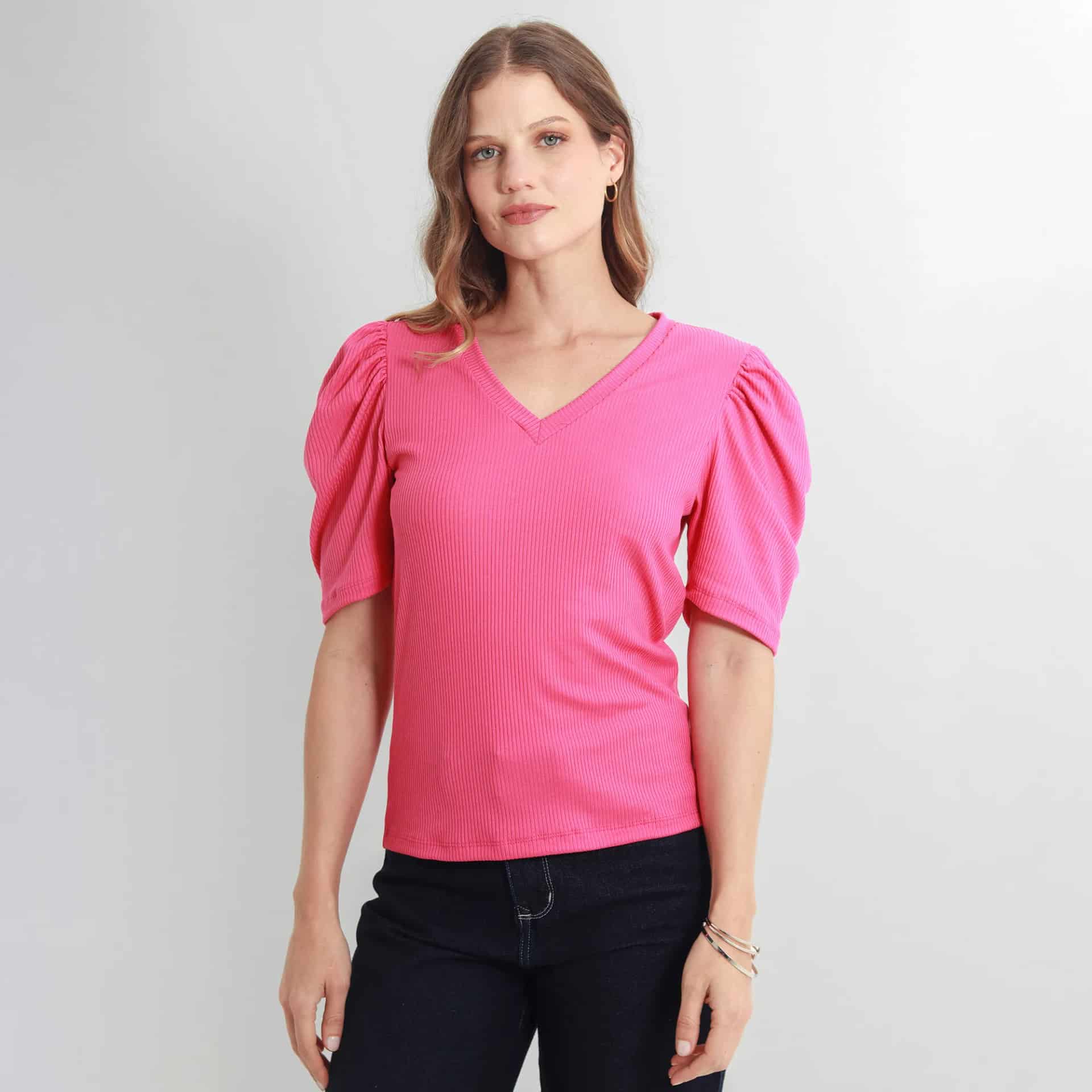 Camiseta Cuello V Manga Corta - miniatura 11