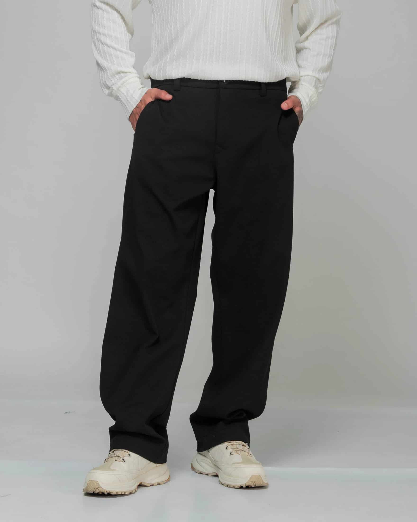 Black EcoDrift Trousers - miniatura 6