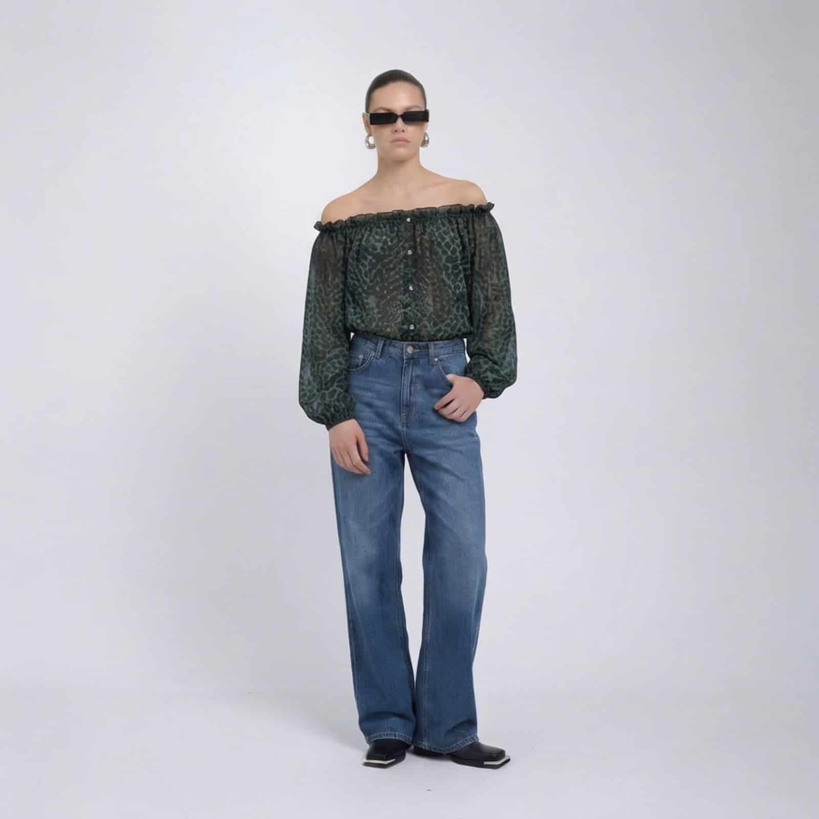 CAMISA MELENA VERDE - miniatura 1