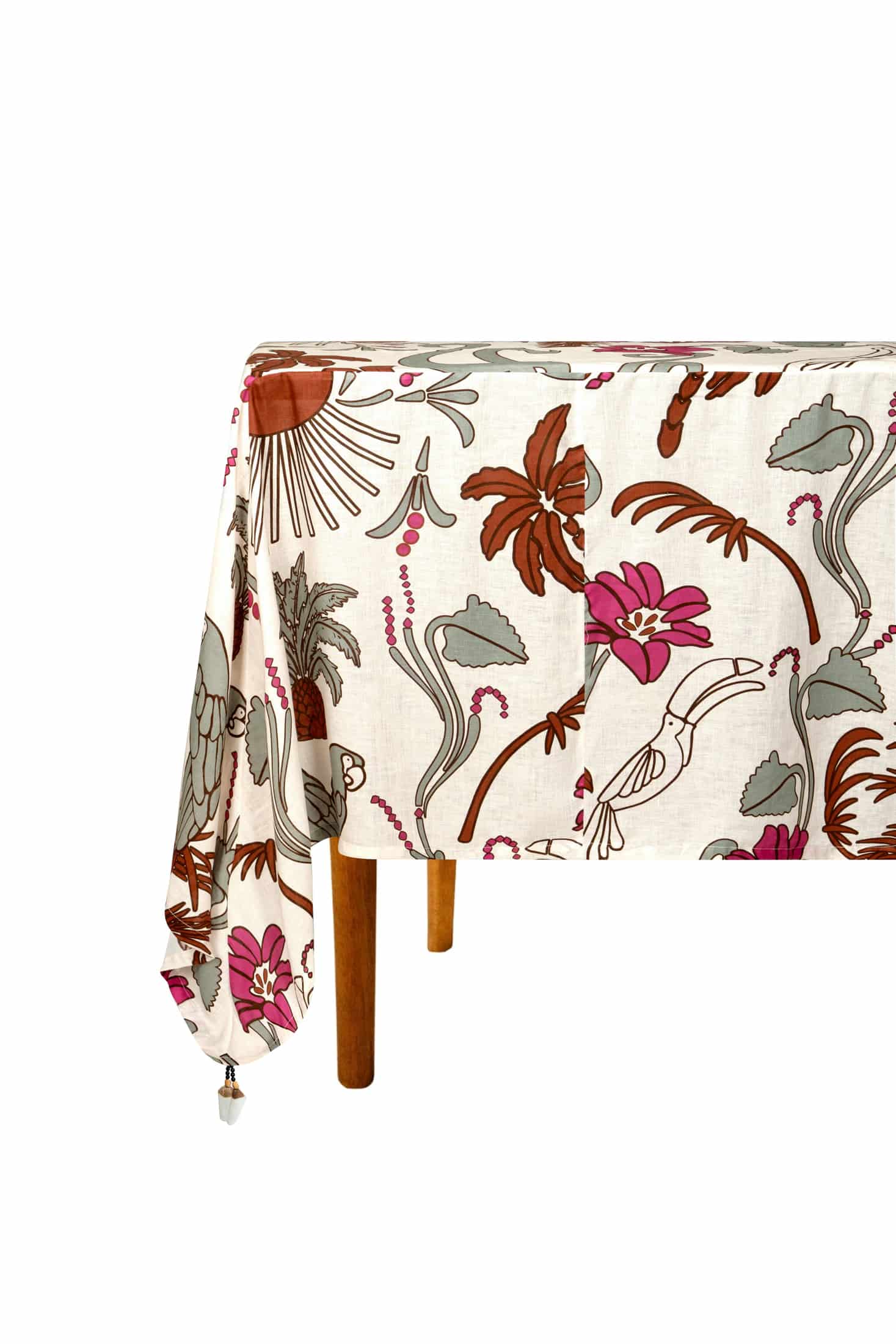 Tablecloth Fuchsia Garden - Midi - miniatura 1