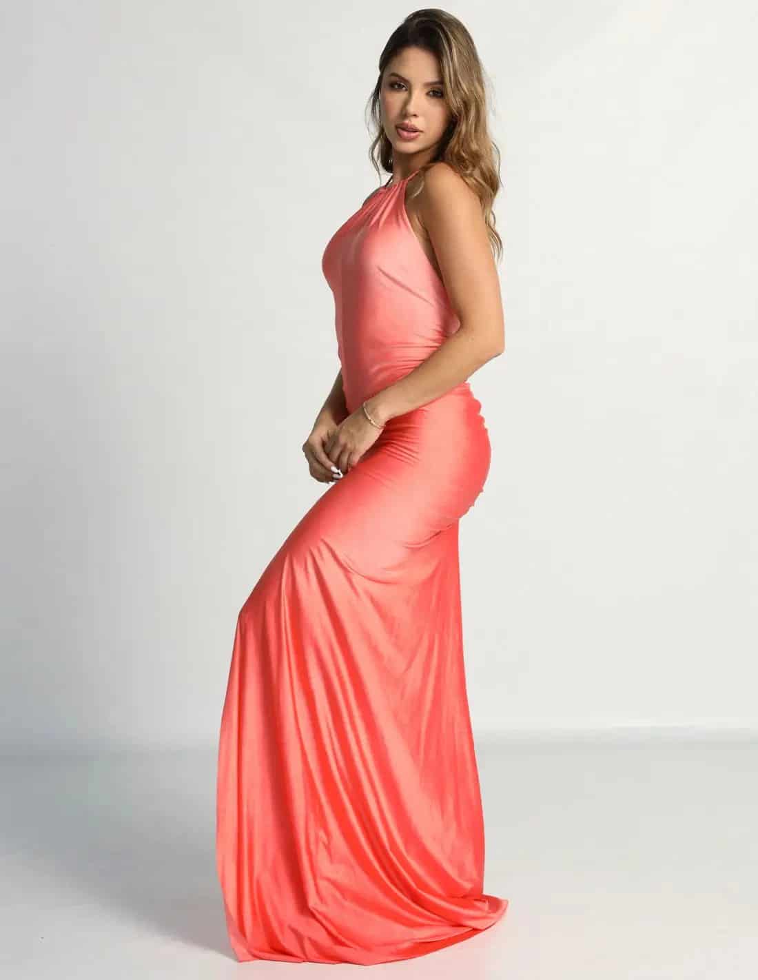 Vestido Juniper Salmon - miniatura 3
