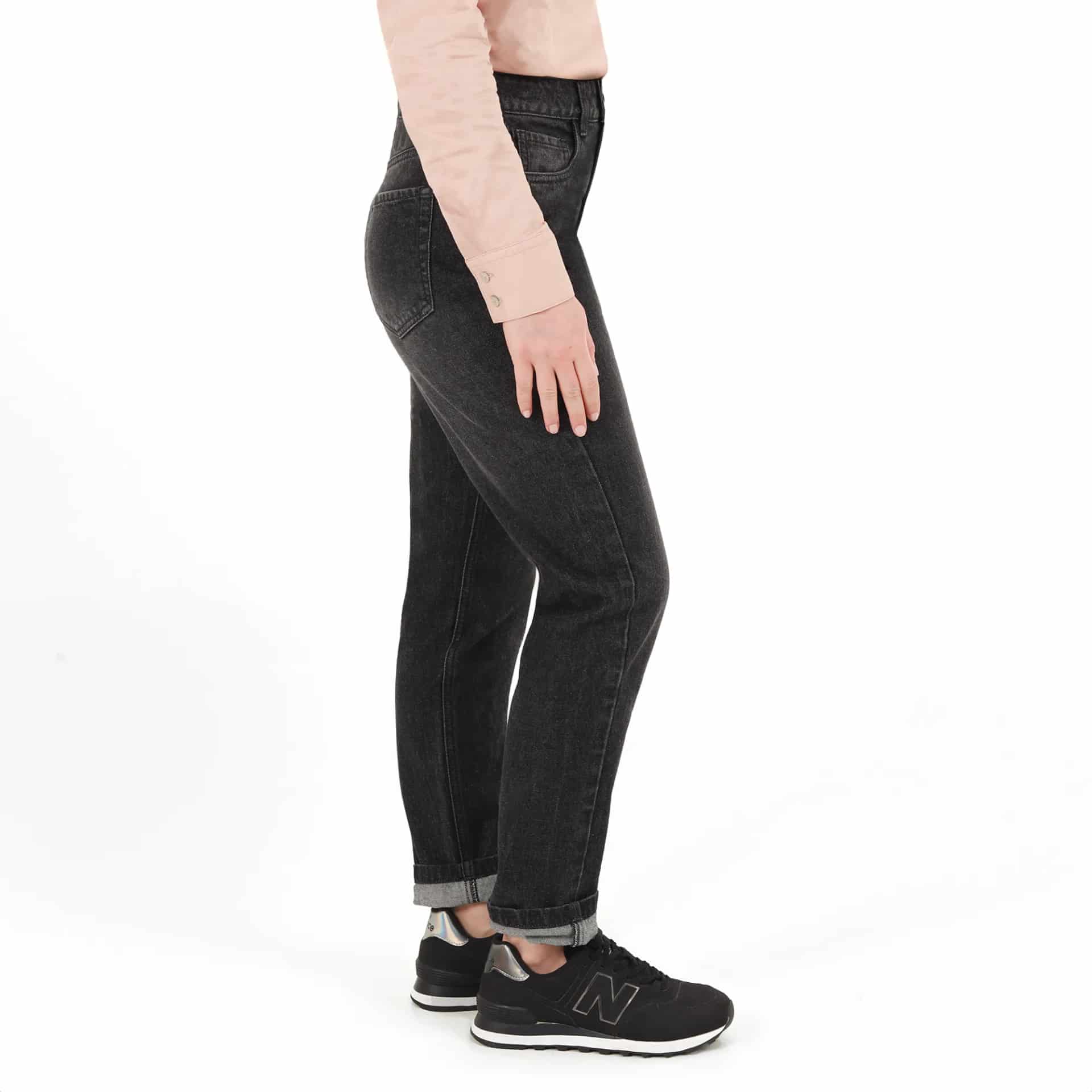 Jean Mom Tiro Alto Bota Skinny - miniatura 5