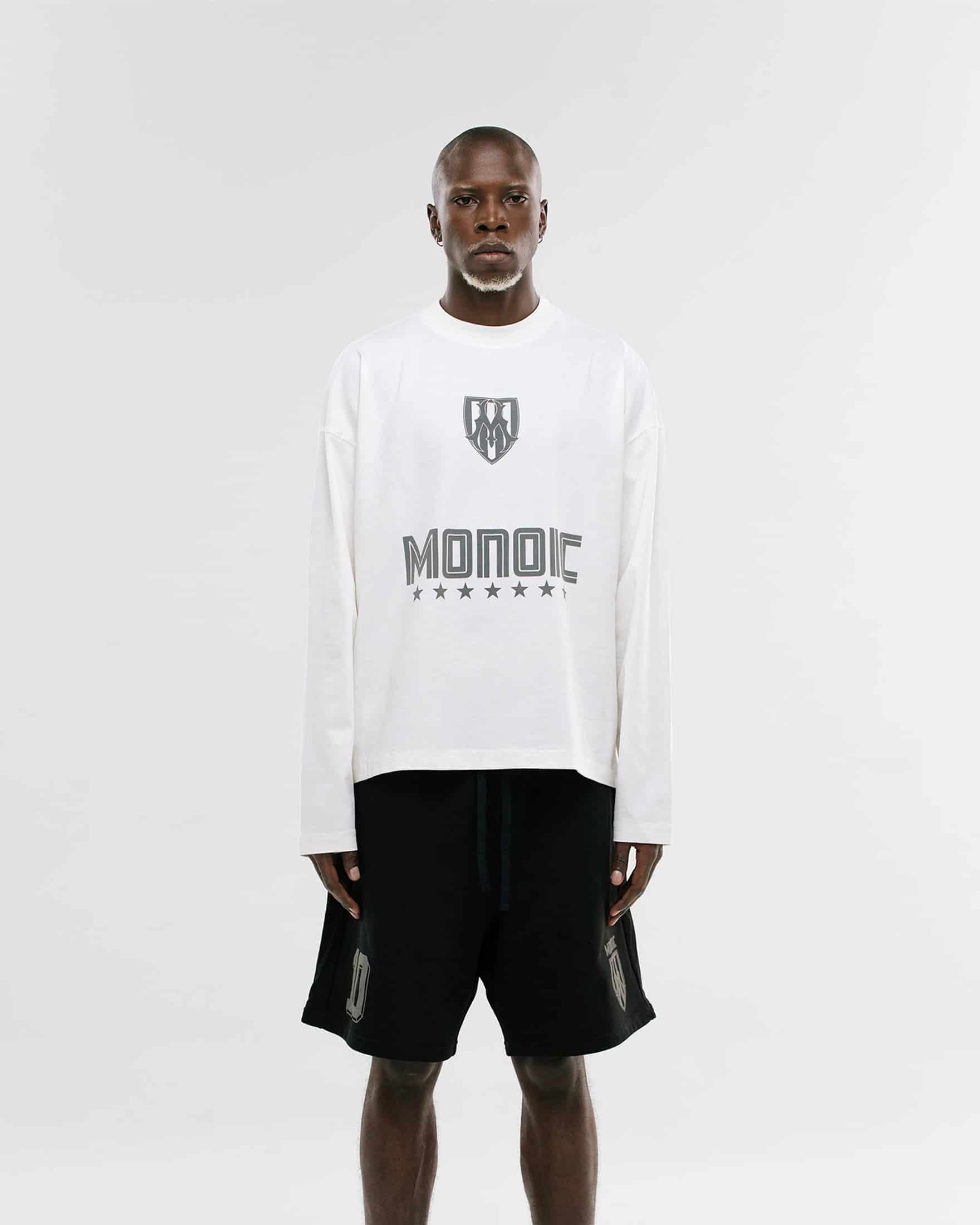Camiseta Oversized Shield Long Sleeve - Off White - miniatura 9