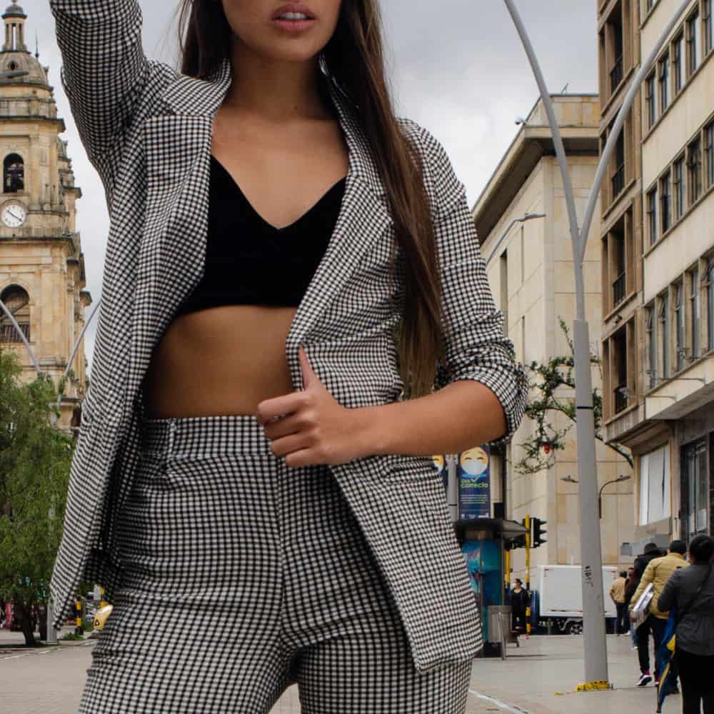 Total Look aCuadros Negros - miniatura 5