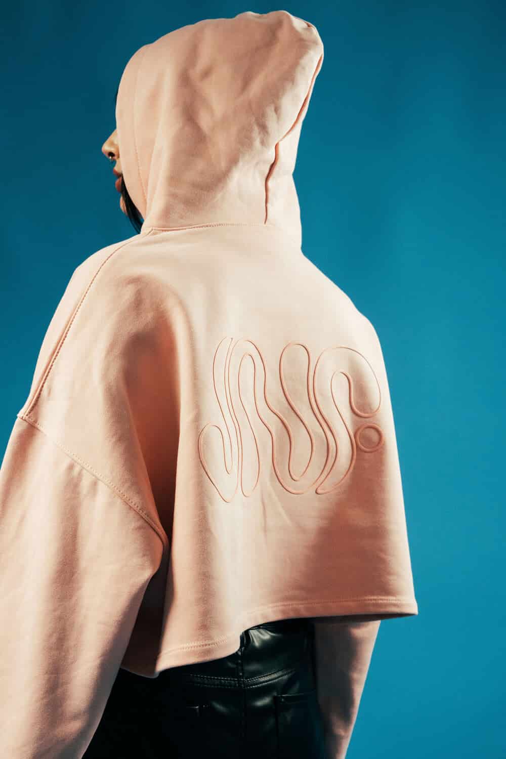 HOODIE BN4B CROPPED ROSADO - miniatura 4
