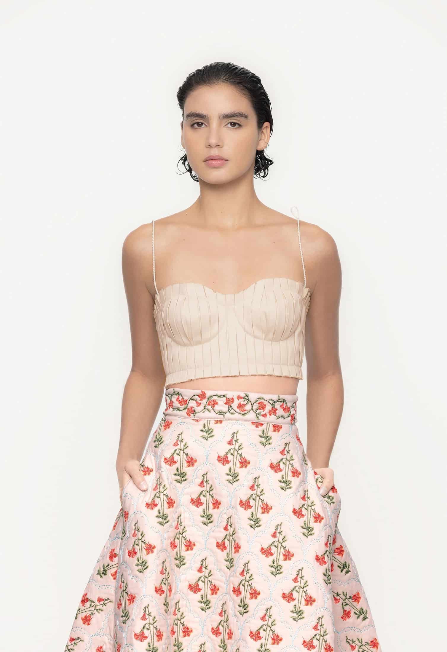 Bergamota Sabanero Atardecer Maxi Skirt - miniatura 1