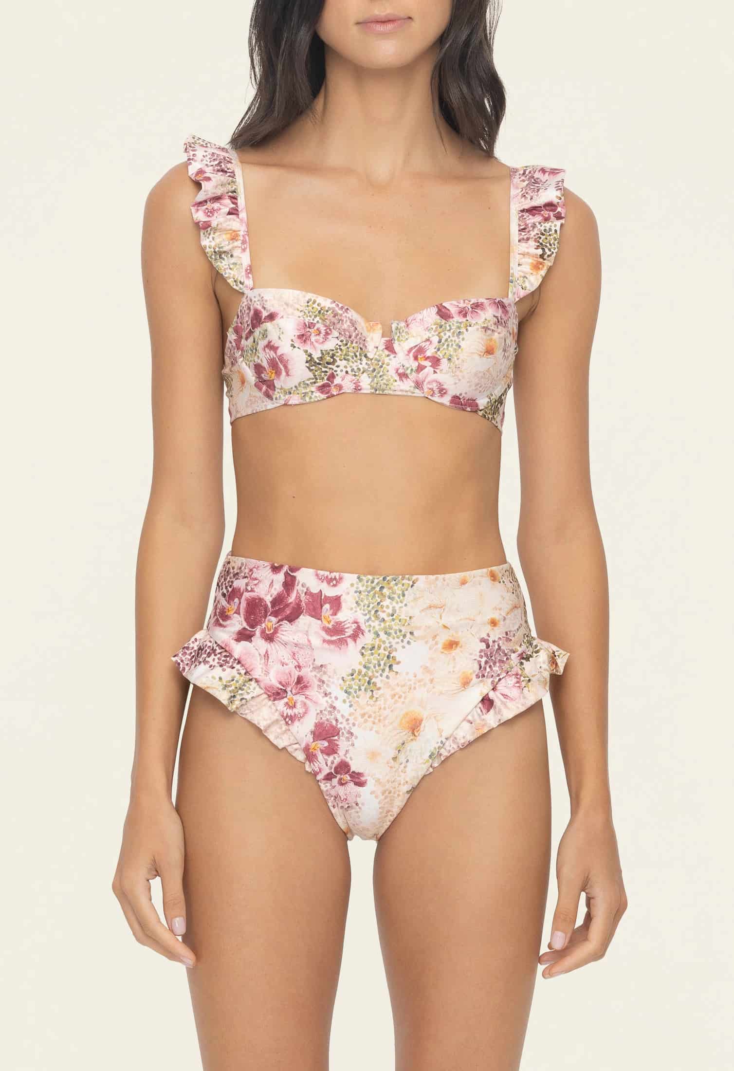 Kiwi Florecer Bikini Top - miniatura 5