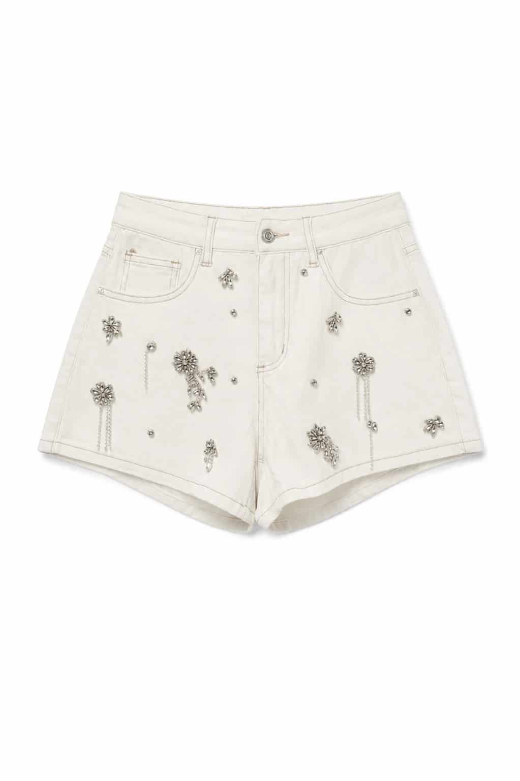 WHITE CRYSTAL SHORT - miniatura 1
