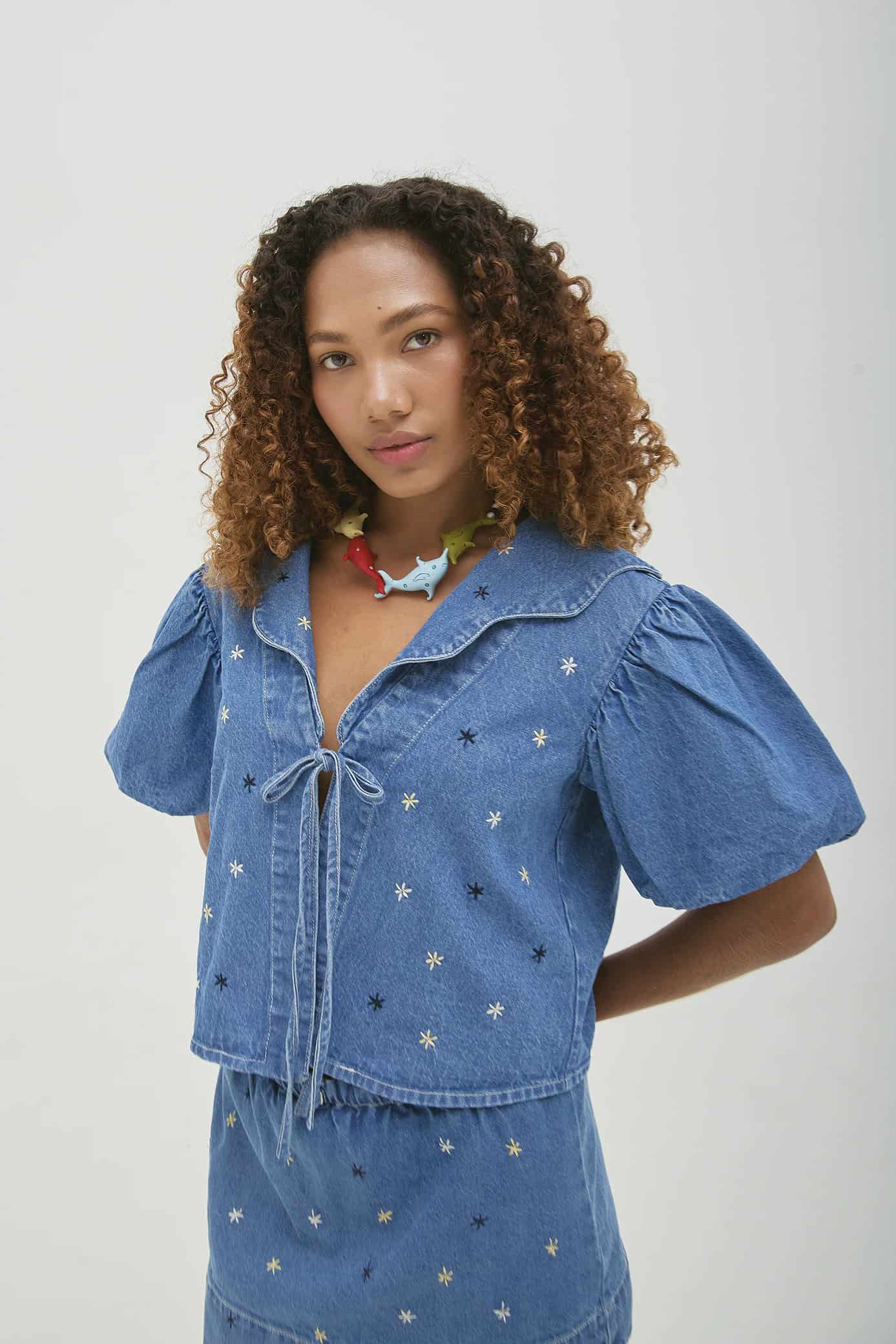 Marea Top Estrellas Denim - miniatura 4