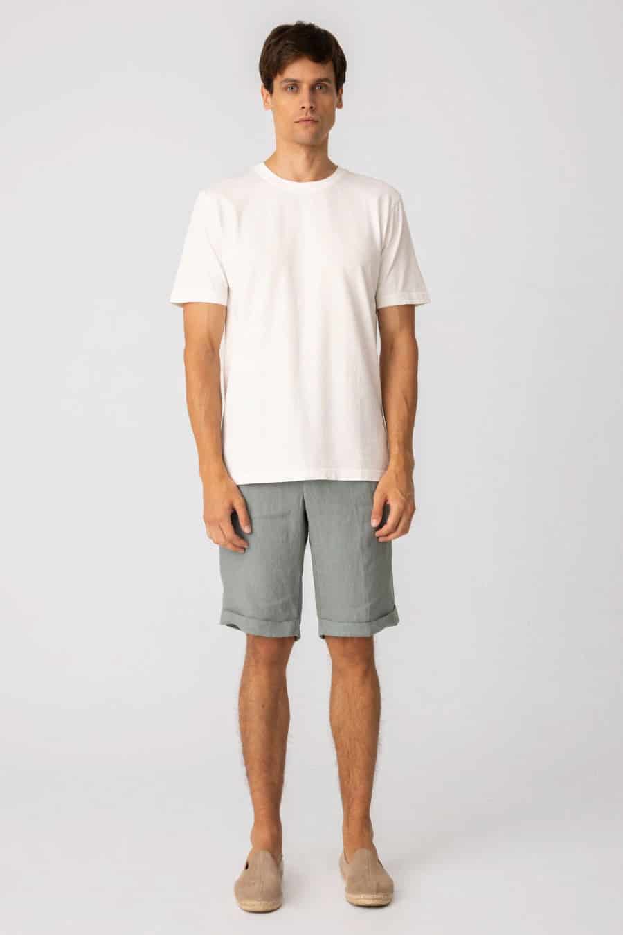Men's cotton t-shirt white kraken - miniatura 1