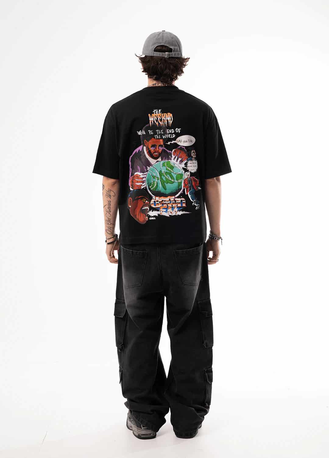 Camiseta The weeknd Animado - miniatura 5
