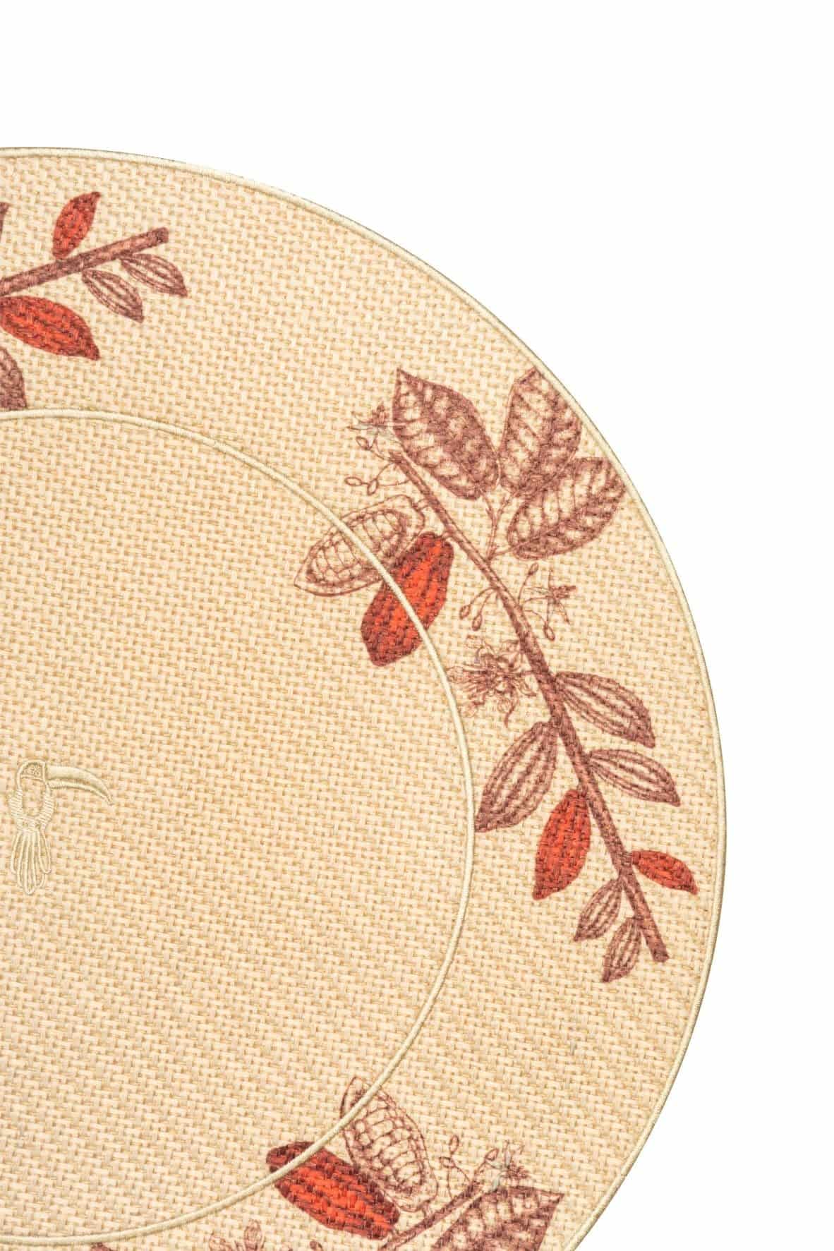Cacao Fruit Placemats Set of 4 / Red - miniatura 2