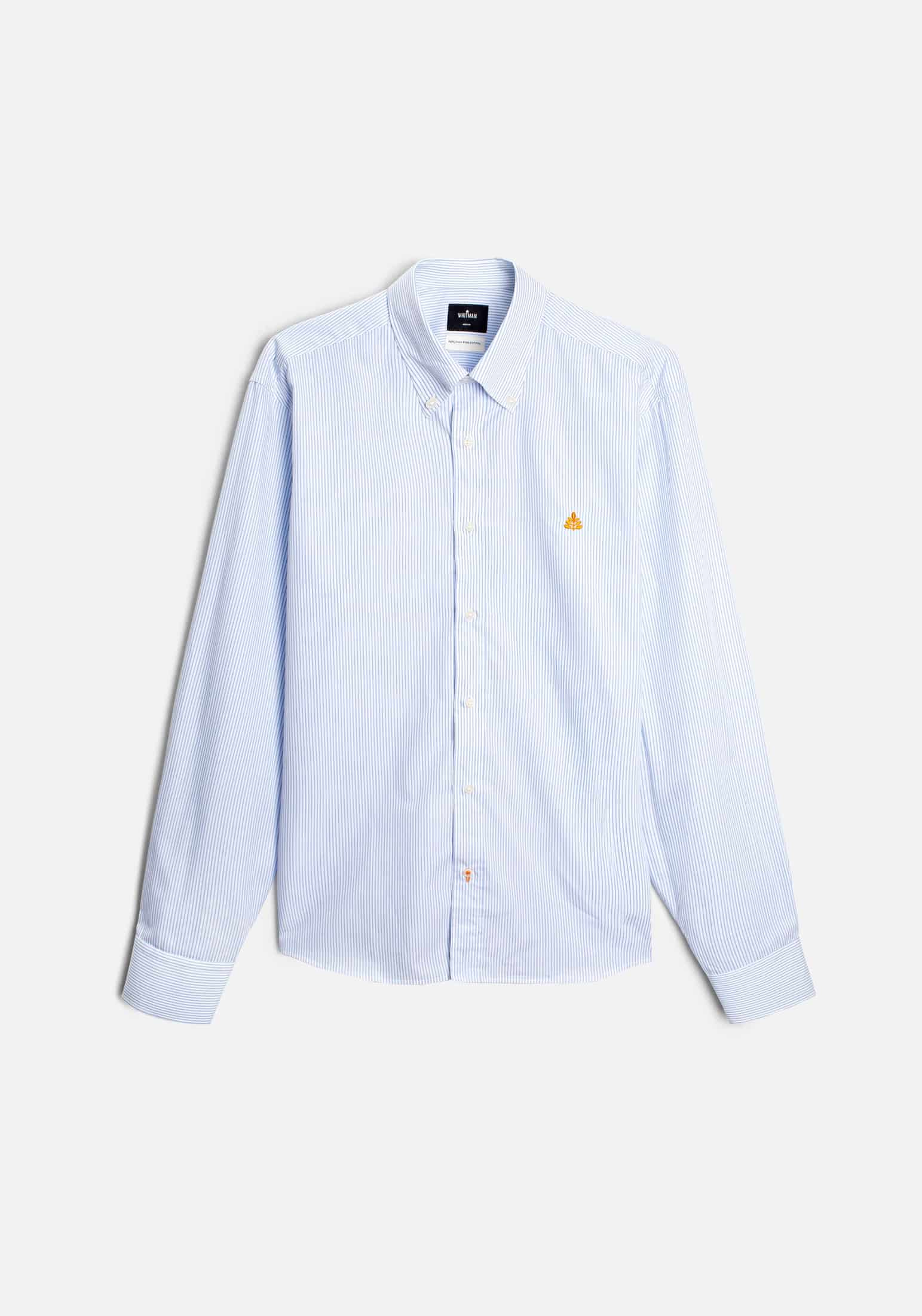 Camisa H CBD Rayas L-Nar Azul Claro - miniatura 1