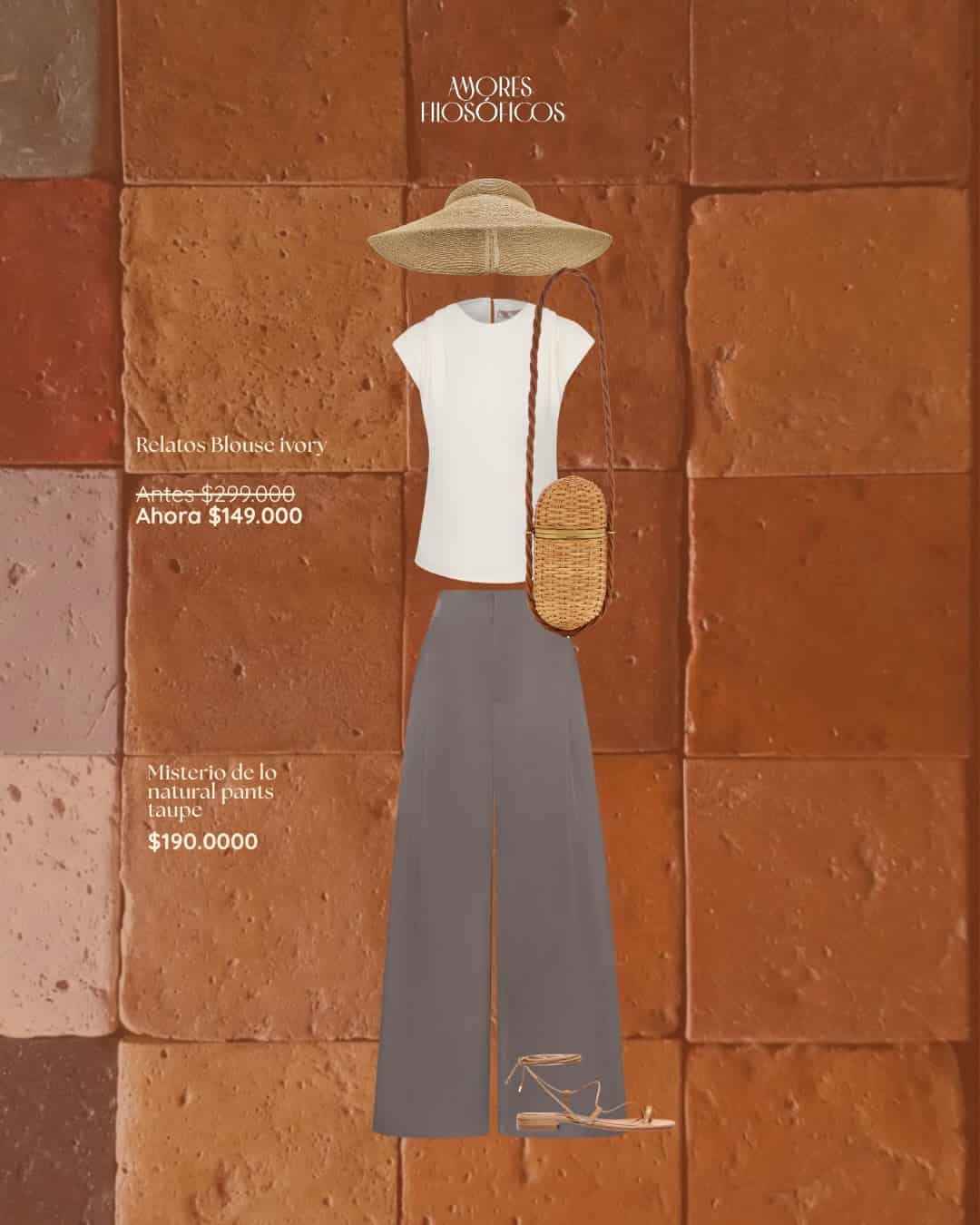 AIRE DE MISTERIO TAUPE PANTS - miniatura 3