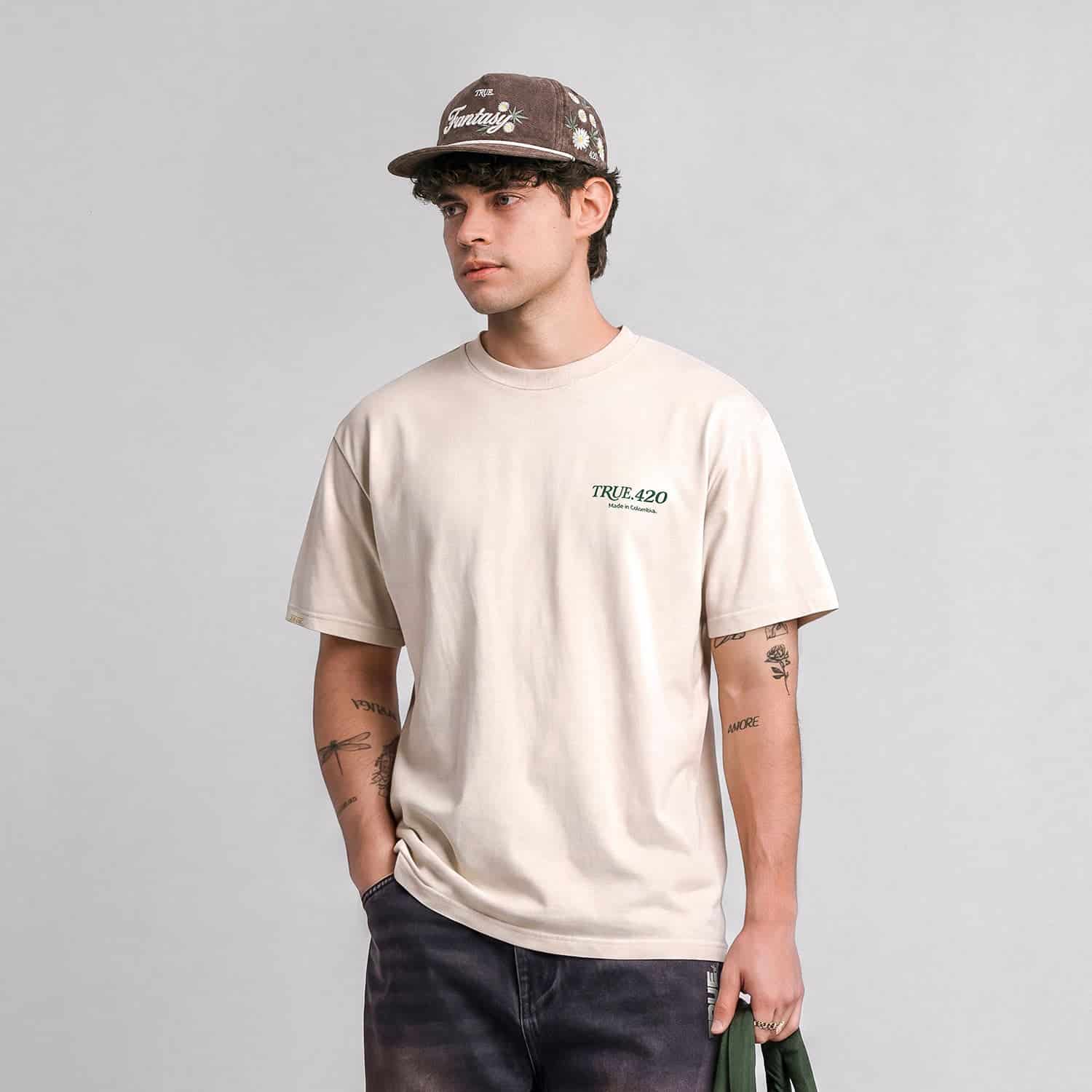 Fantasy T-Shirt - Washed Cream - miniatura 2